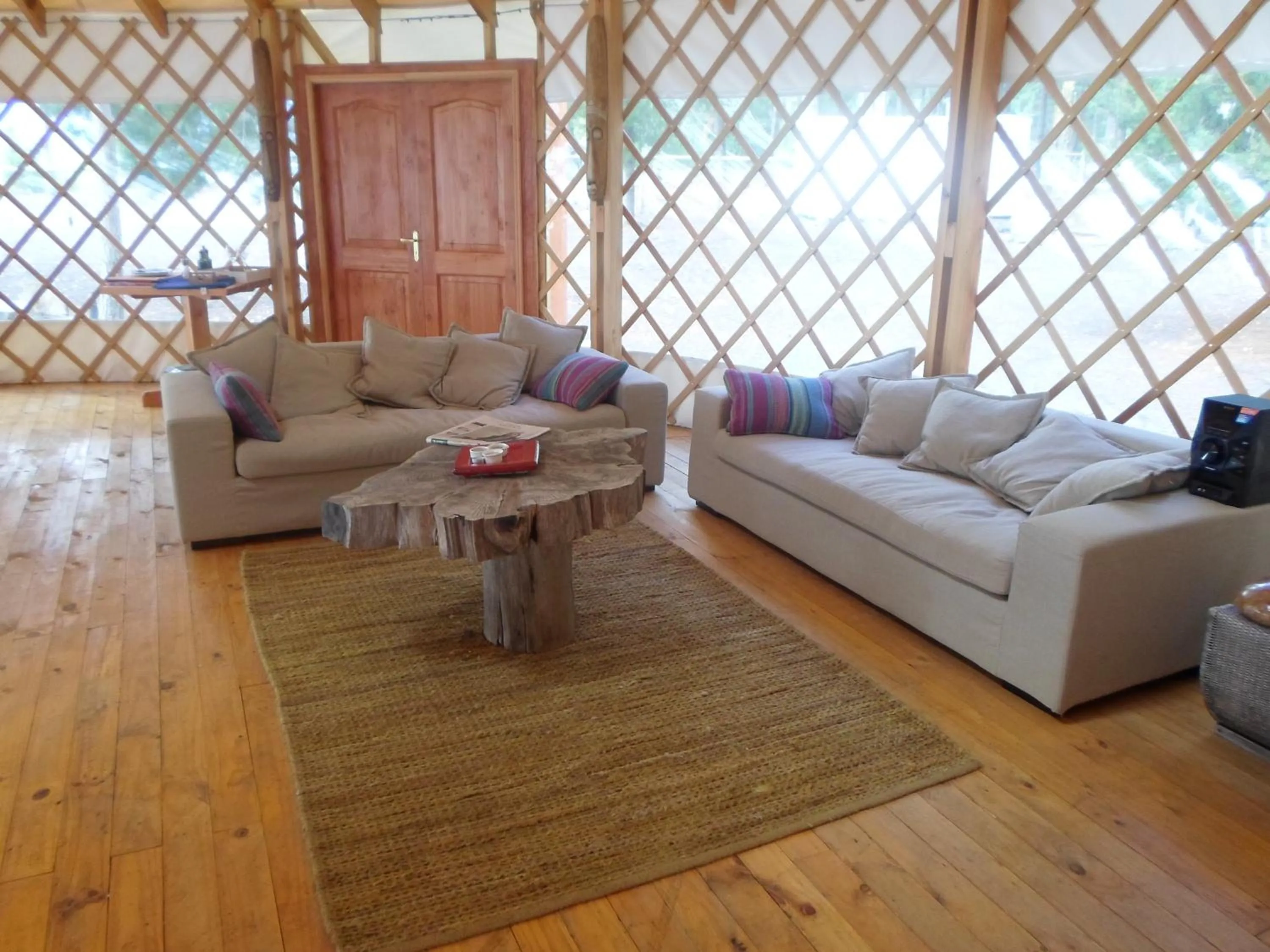 On site in Magma Lodge, Pucon