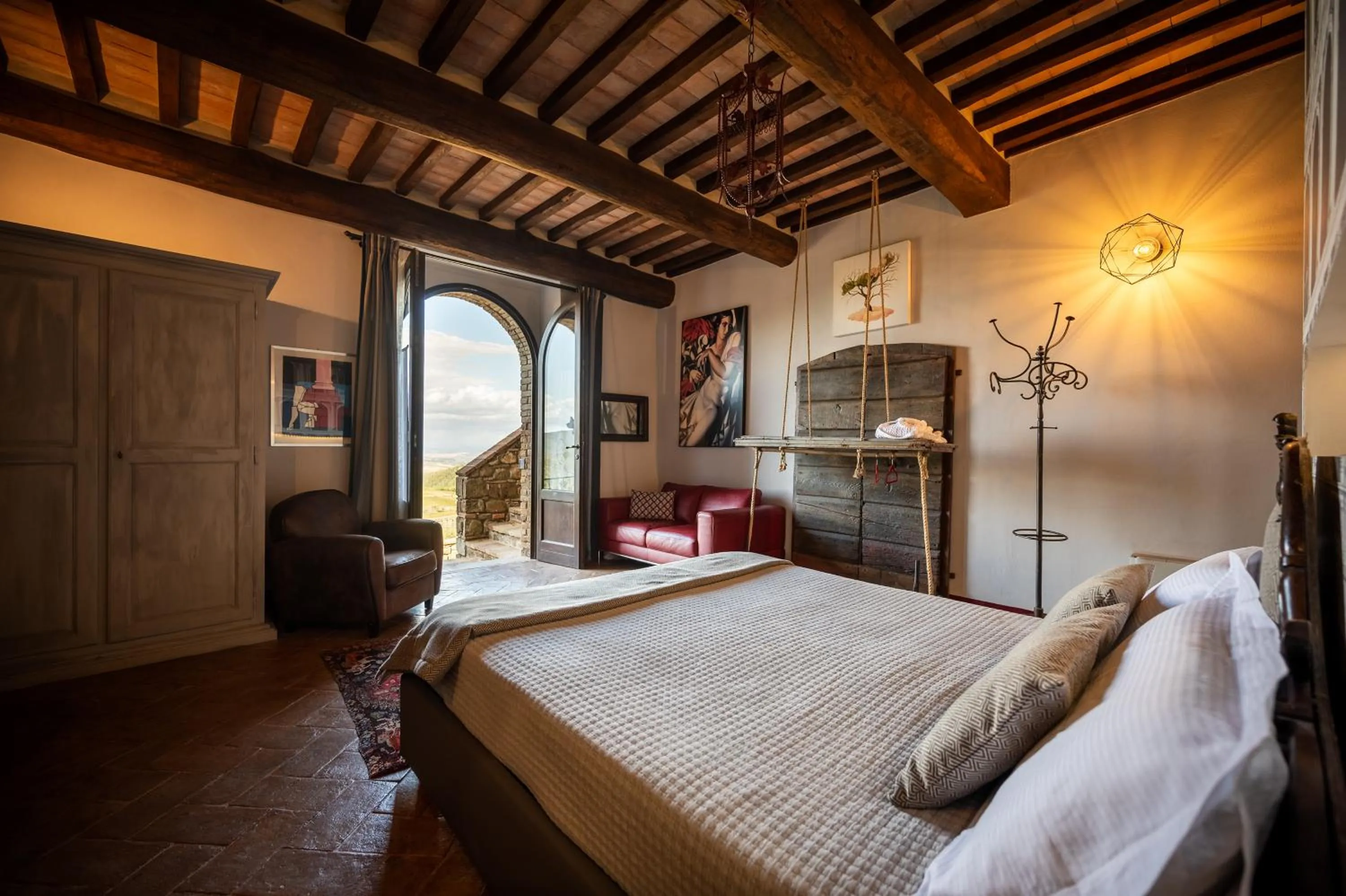 Photo of the whole room, Bed in il burellino