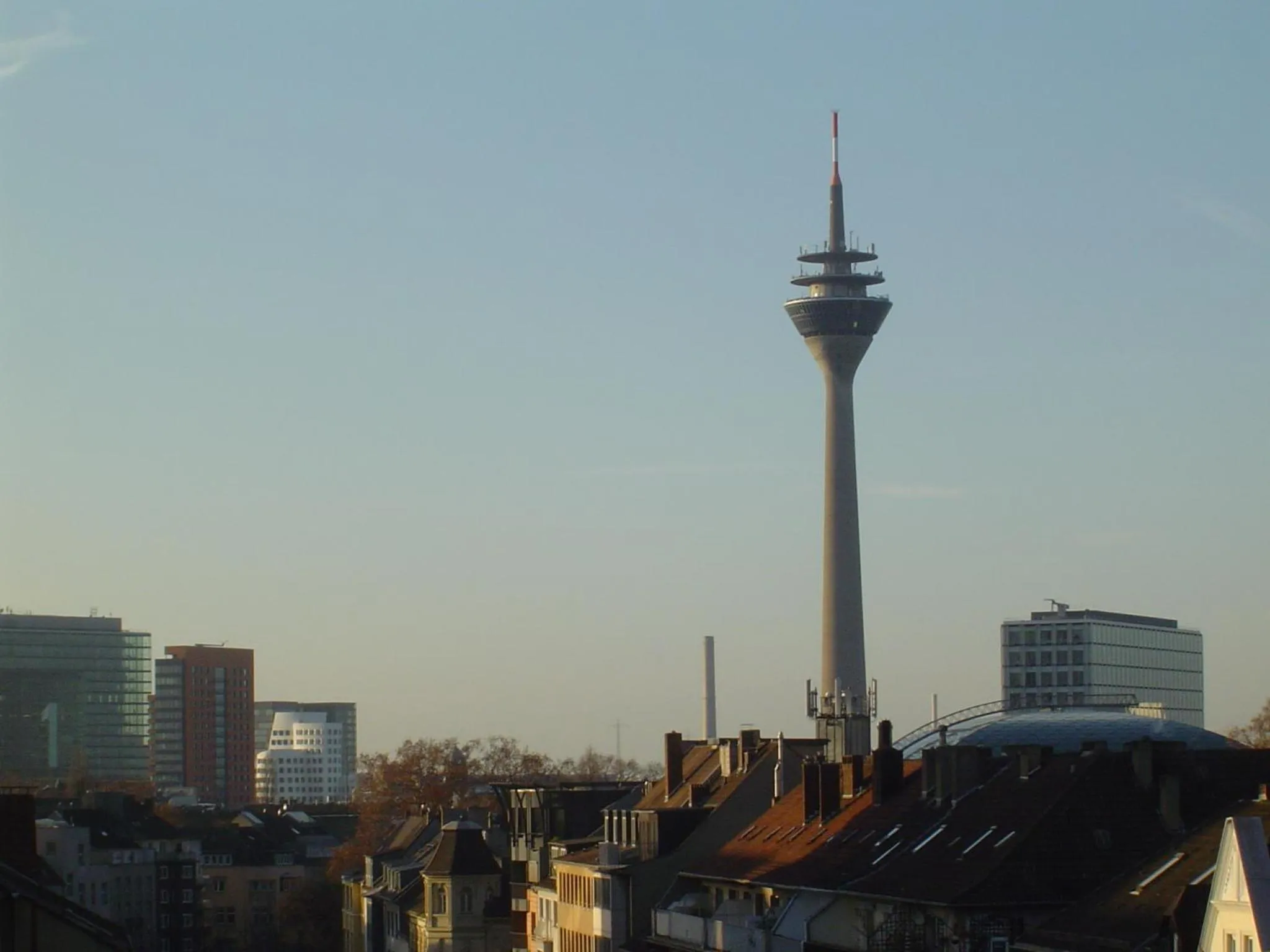 Landmark view in Apartments Atomis Hotel Düsseldorf City