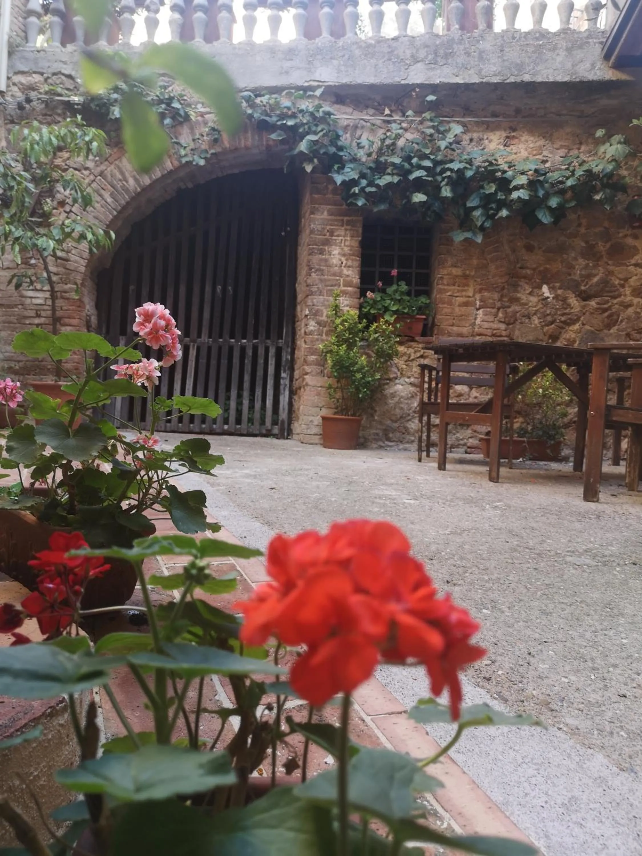 Inner courtyard view in Antico Borgo di Torri