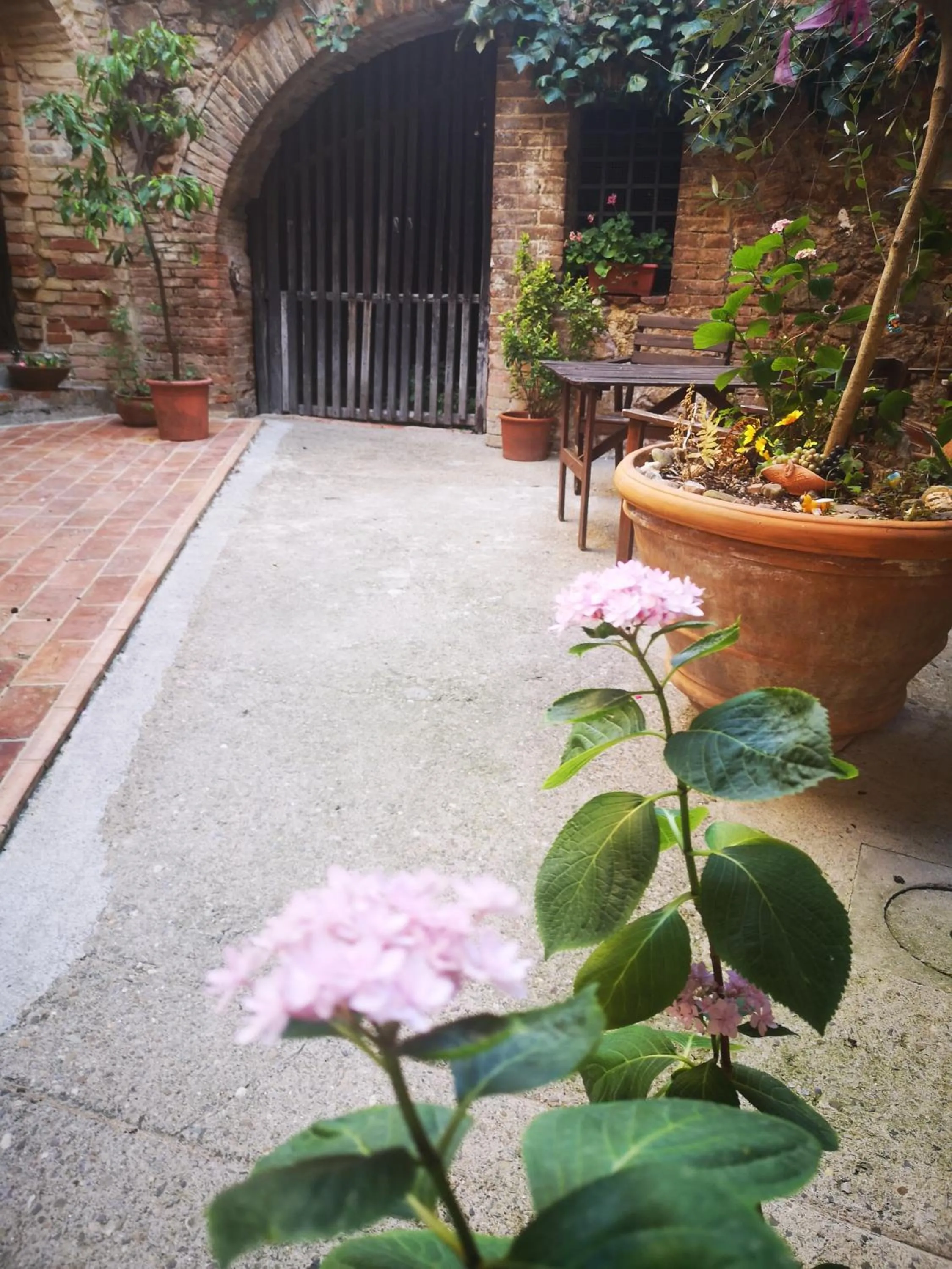 Inner courtyard view in Antico Borgo di Torri