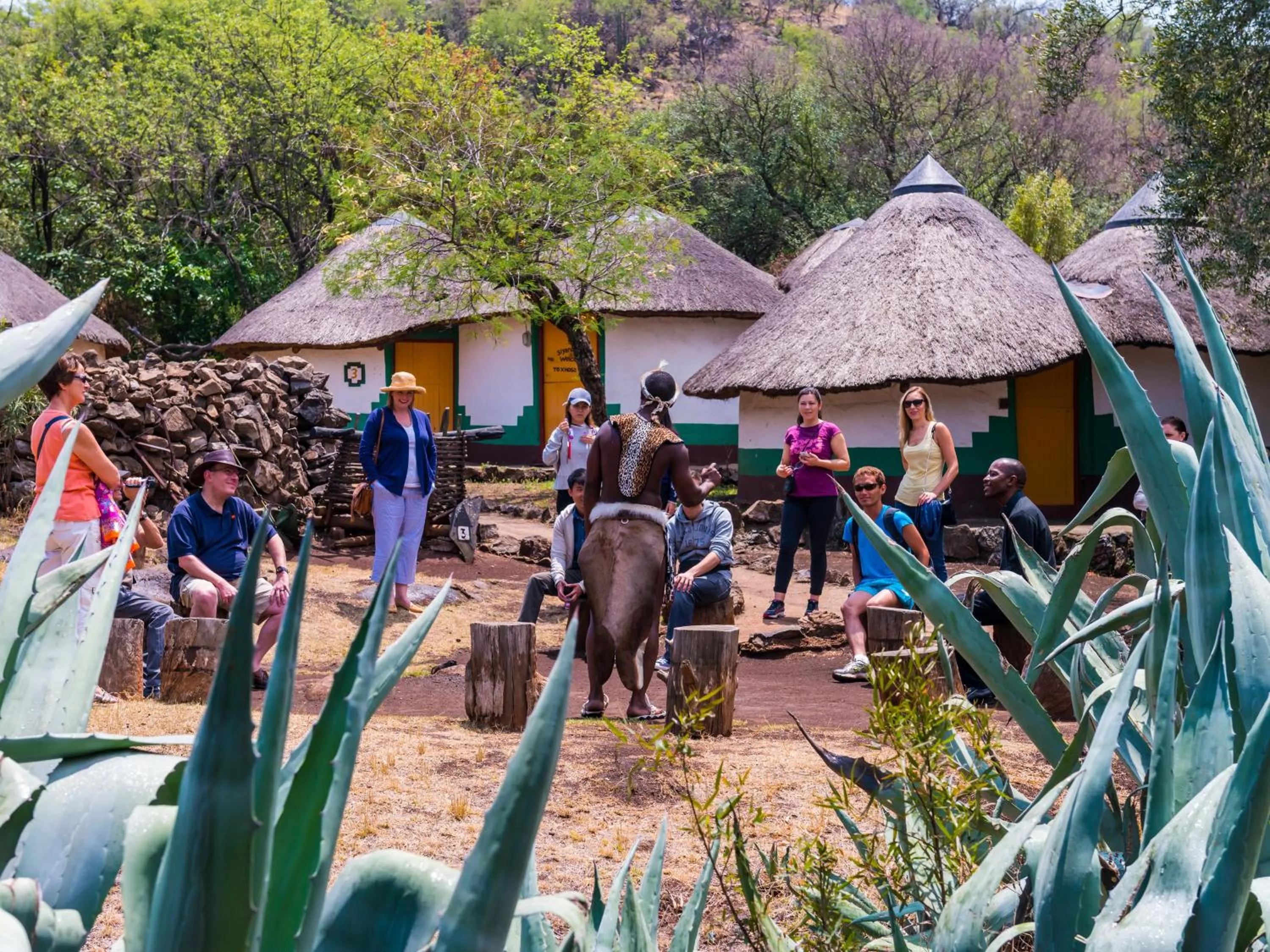 Staff in aha Lesedi African Lodge & Cultural Village