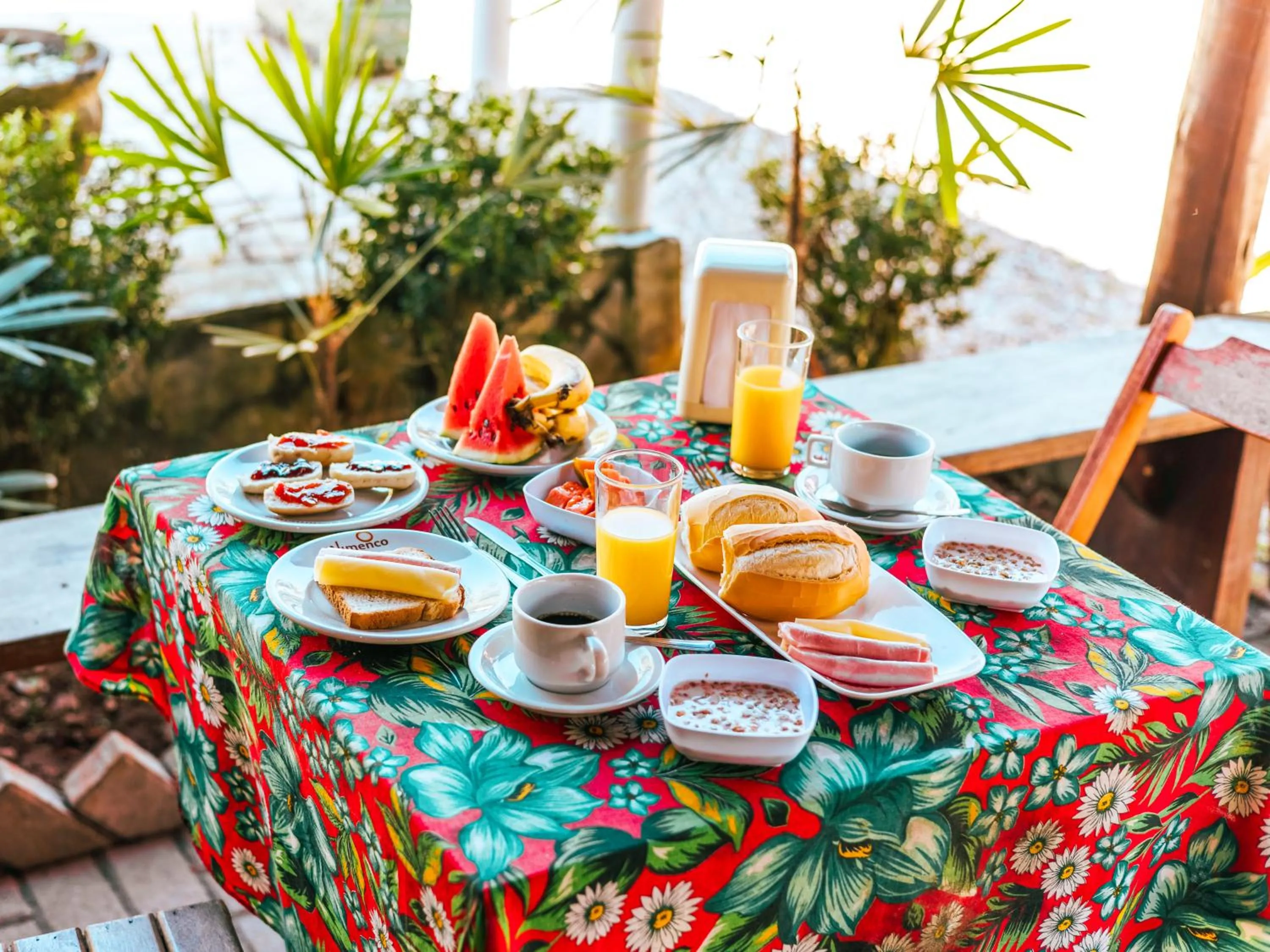 Breakfast in Pousada Sol Nascente