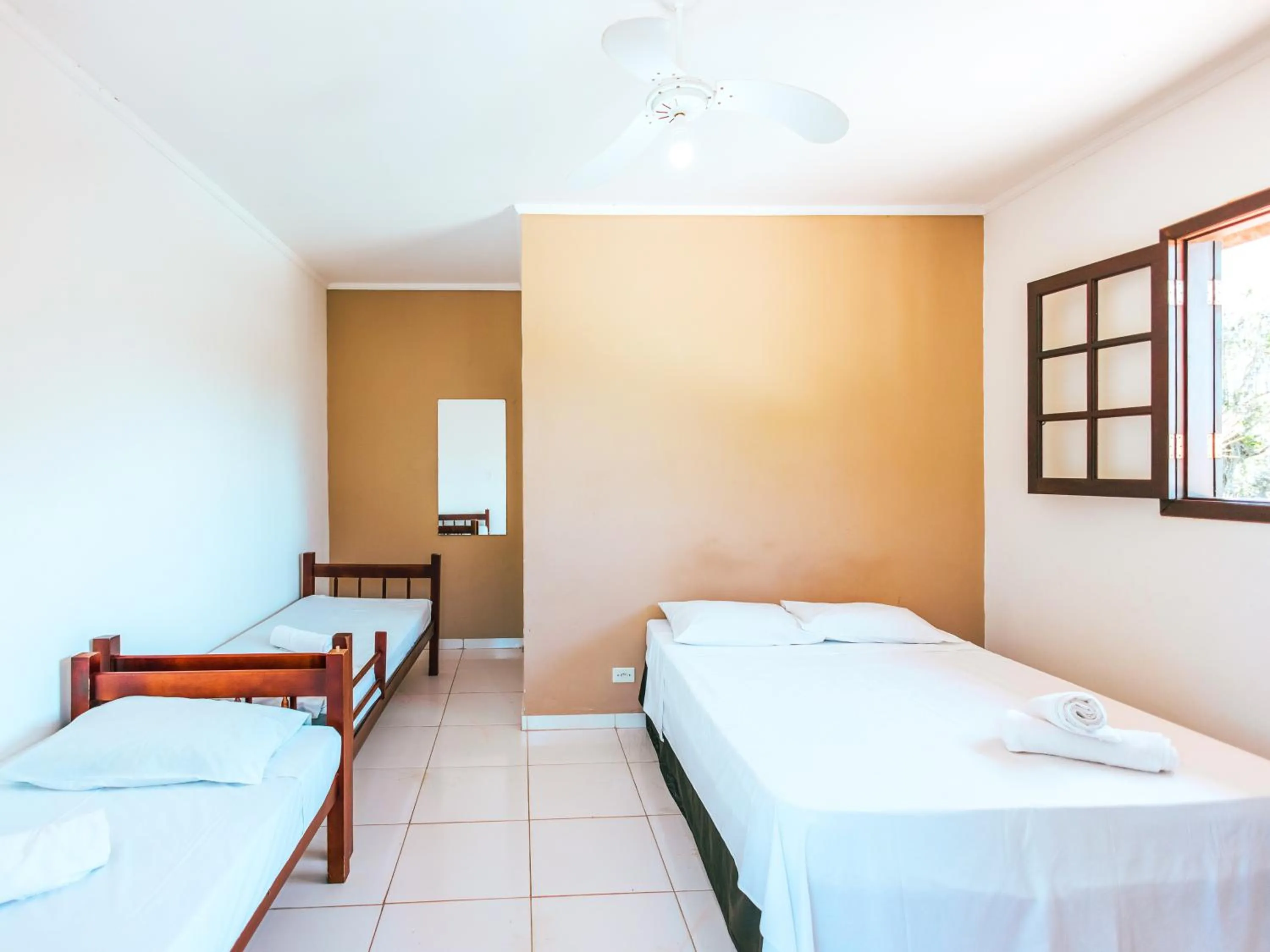 Bed in Pousada Sol Nascente