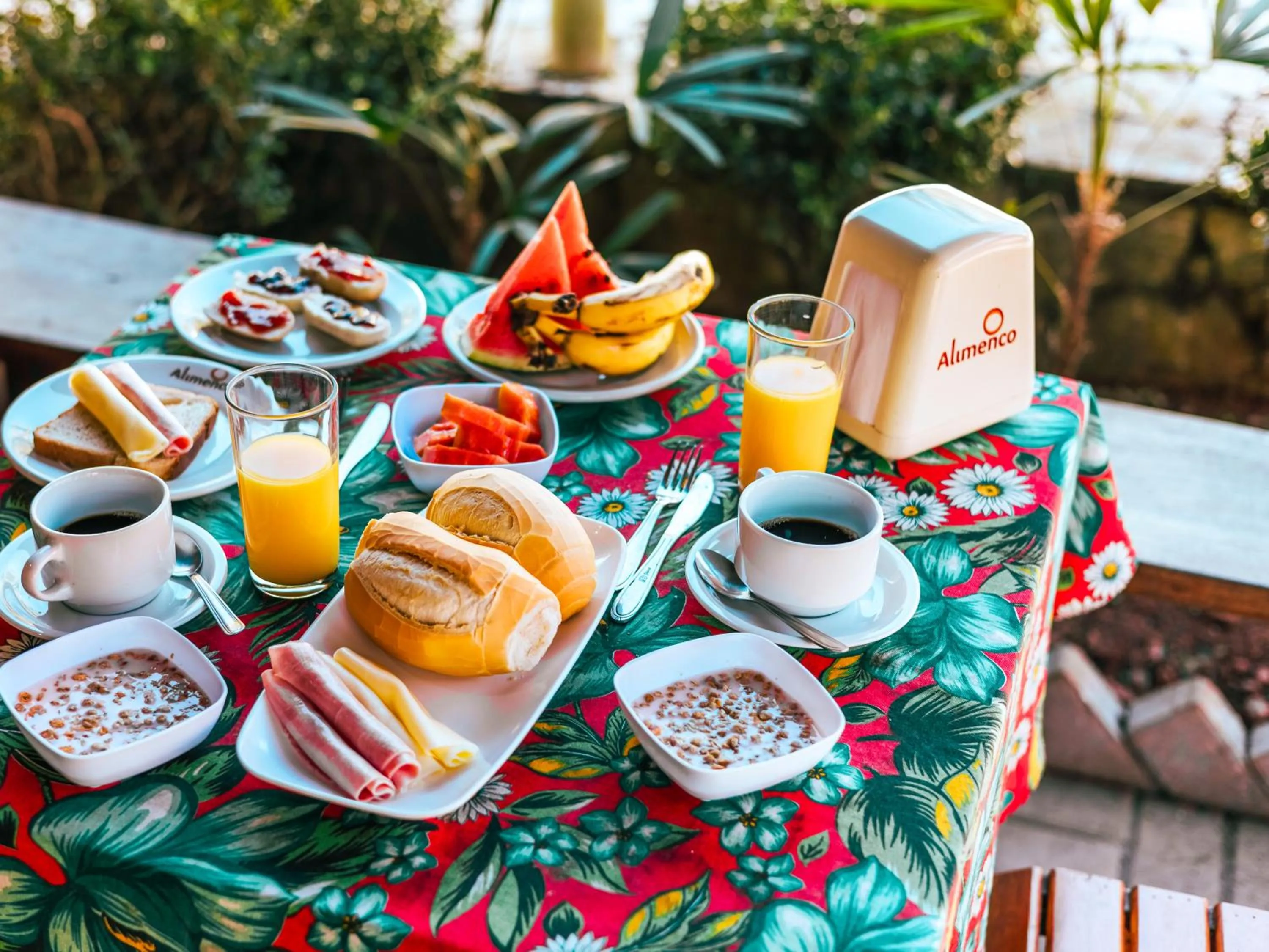 Food and drinks in Pousada Sol Nascente