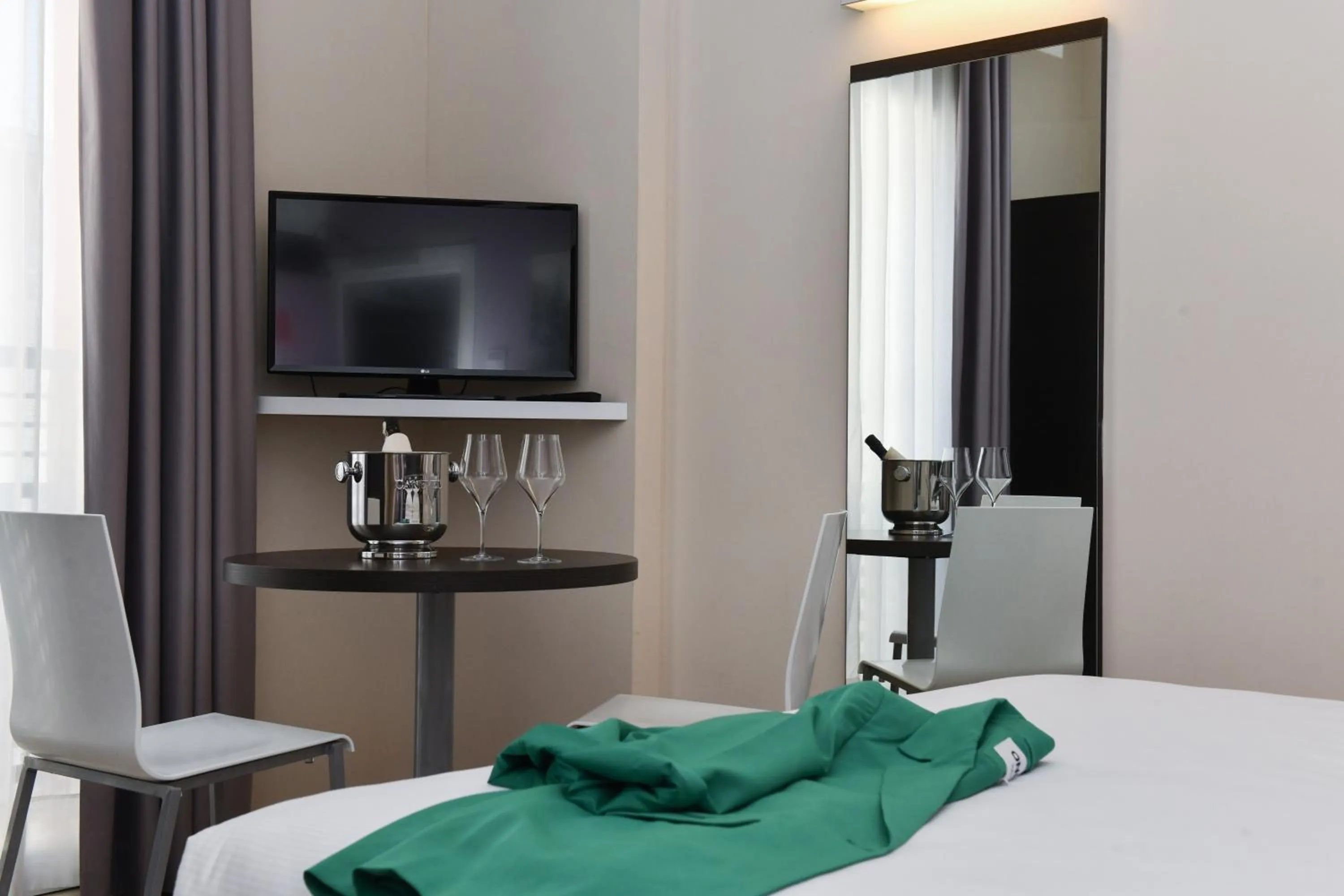 Decorative detail, Bed in Hotel Vienna