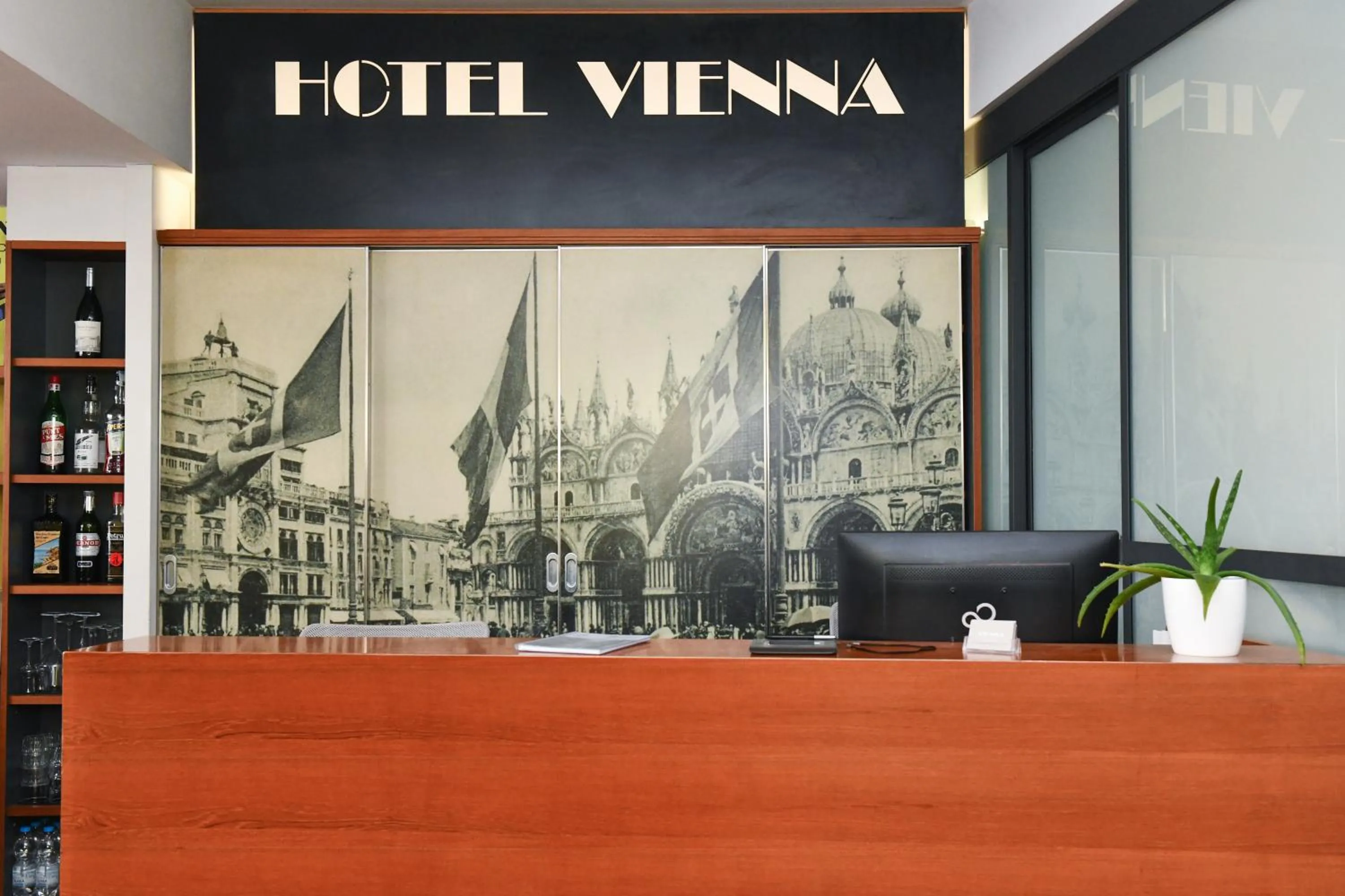 Lobby or reception in Hotel Vienna