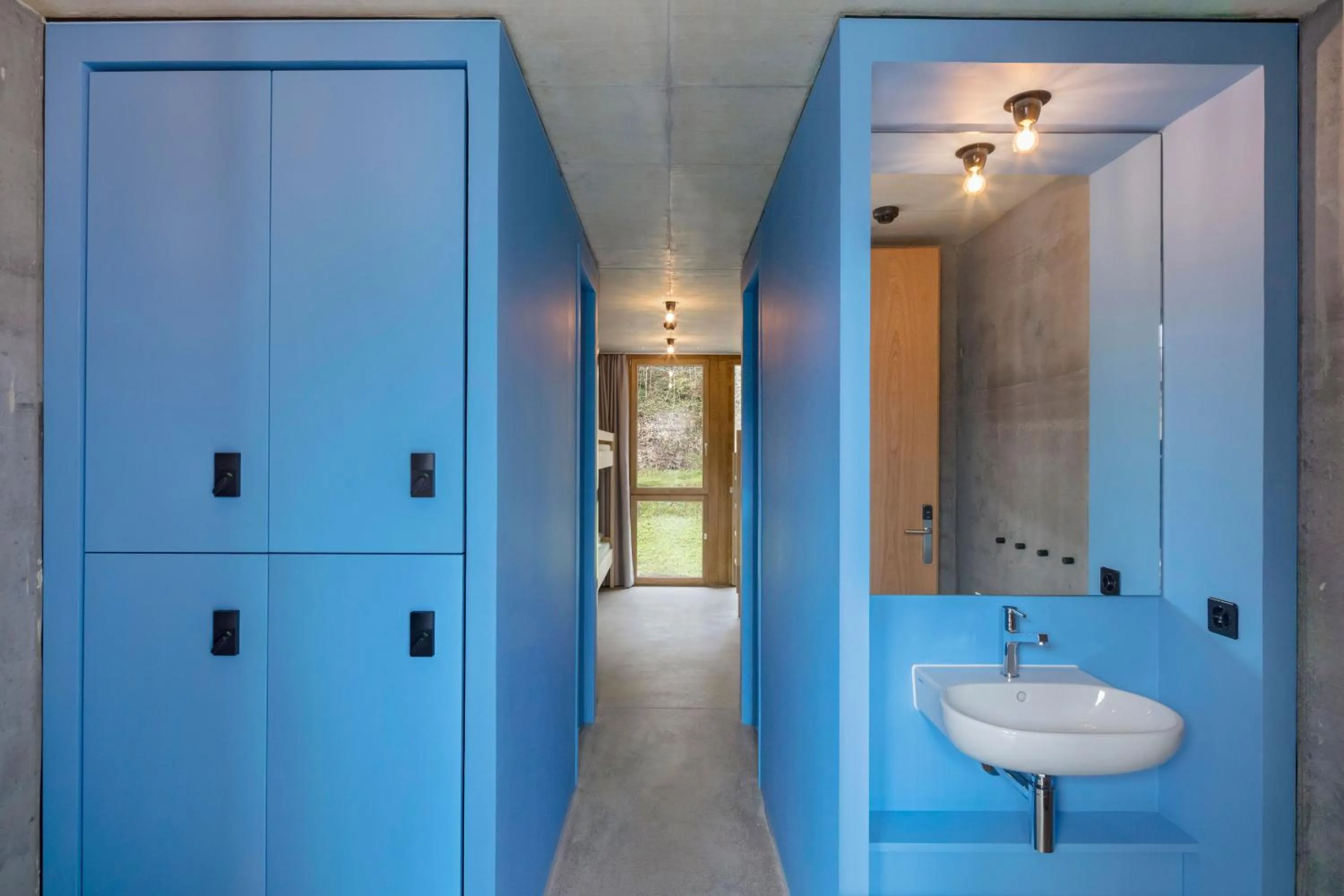 Decorative detail in Bern Youth Hostel