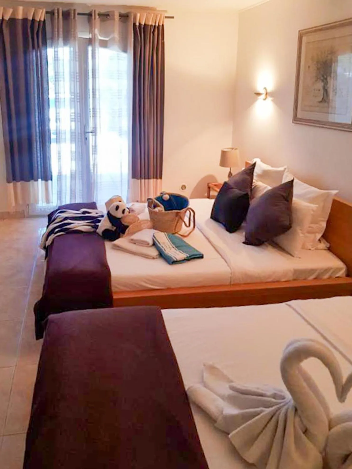 Bed in Hôtel Villa Maya - Golfe de Saint-Tropez