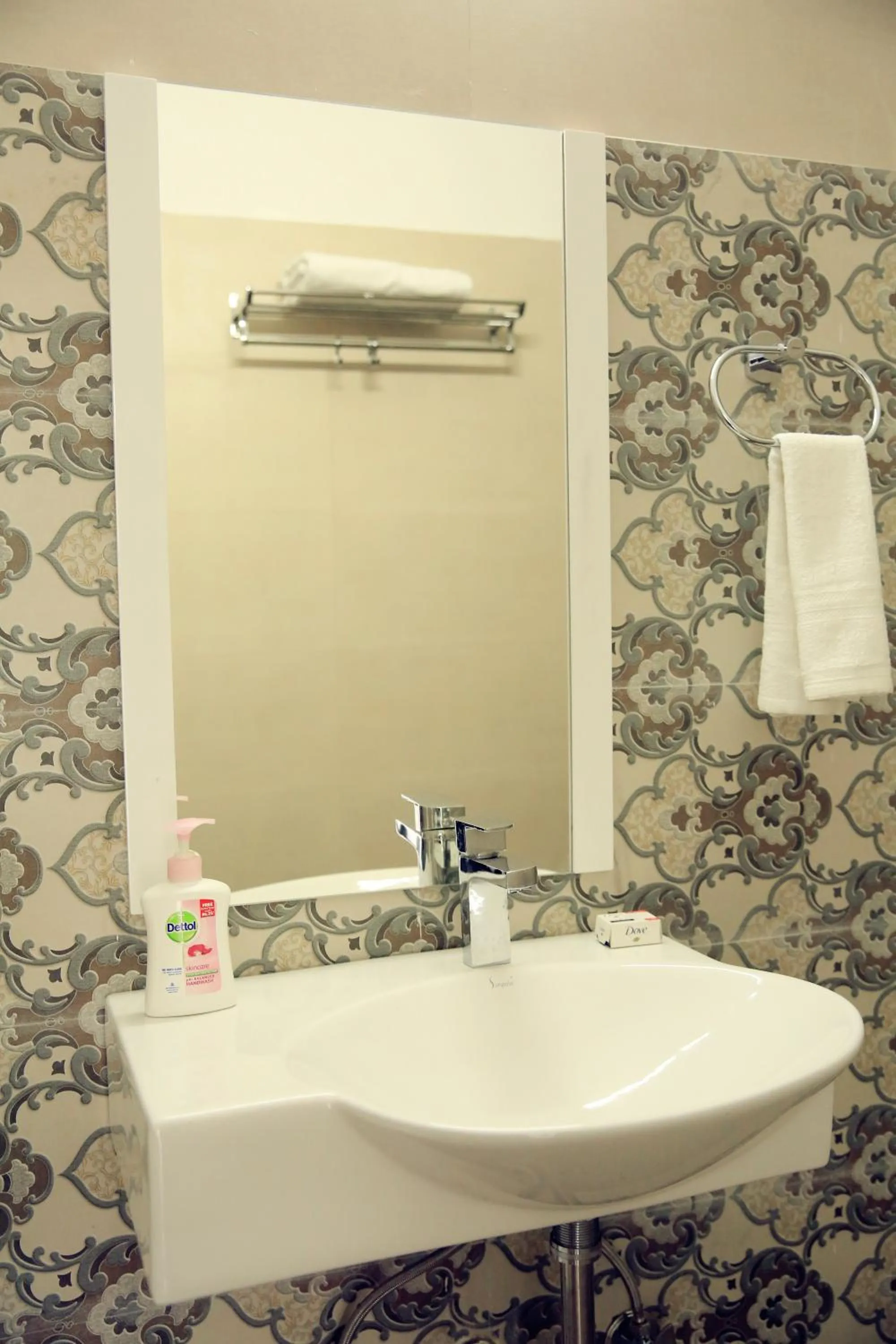 Bathroom in Sanidhya Inn