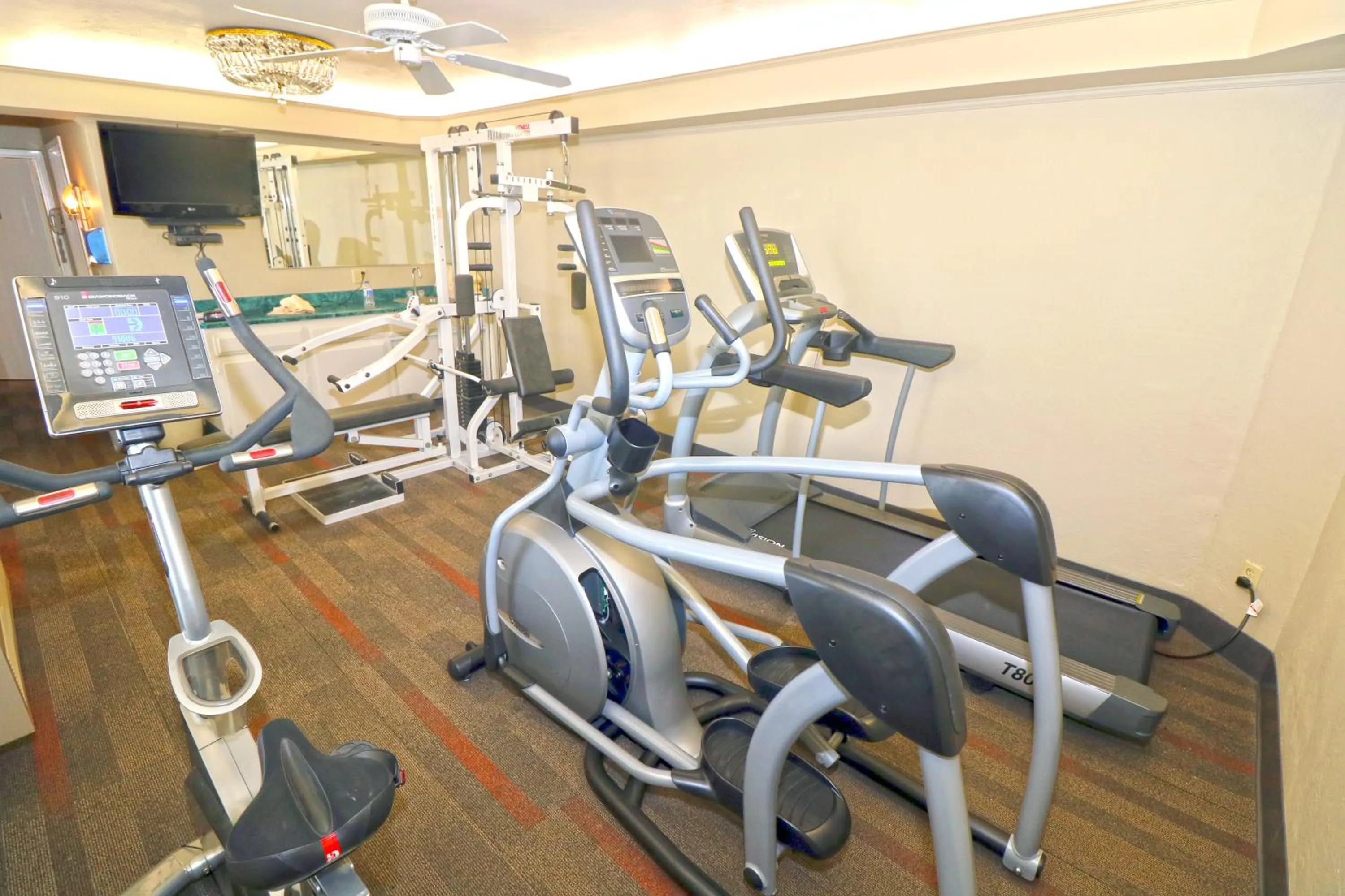 Fitness centre/facilities in Masterpiece Hotel