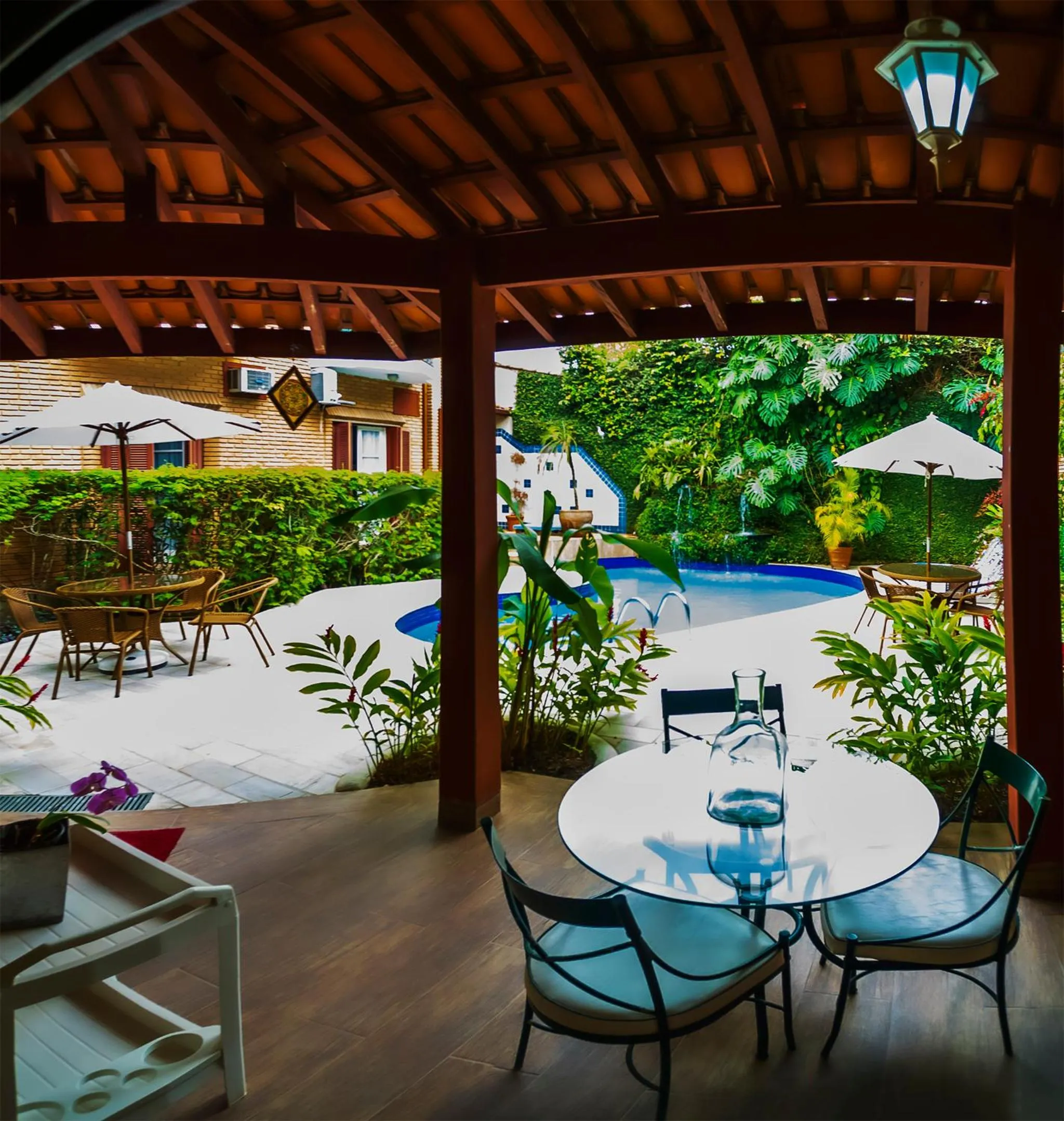 Garden view in Hotel Villa Di Rimini