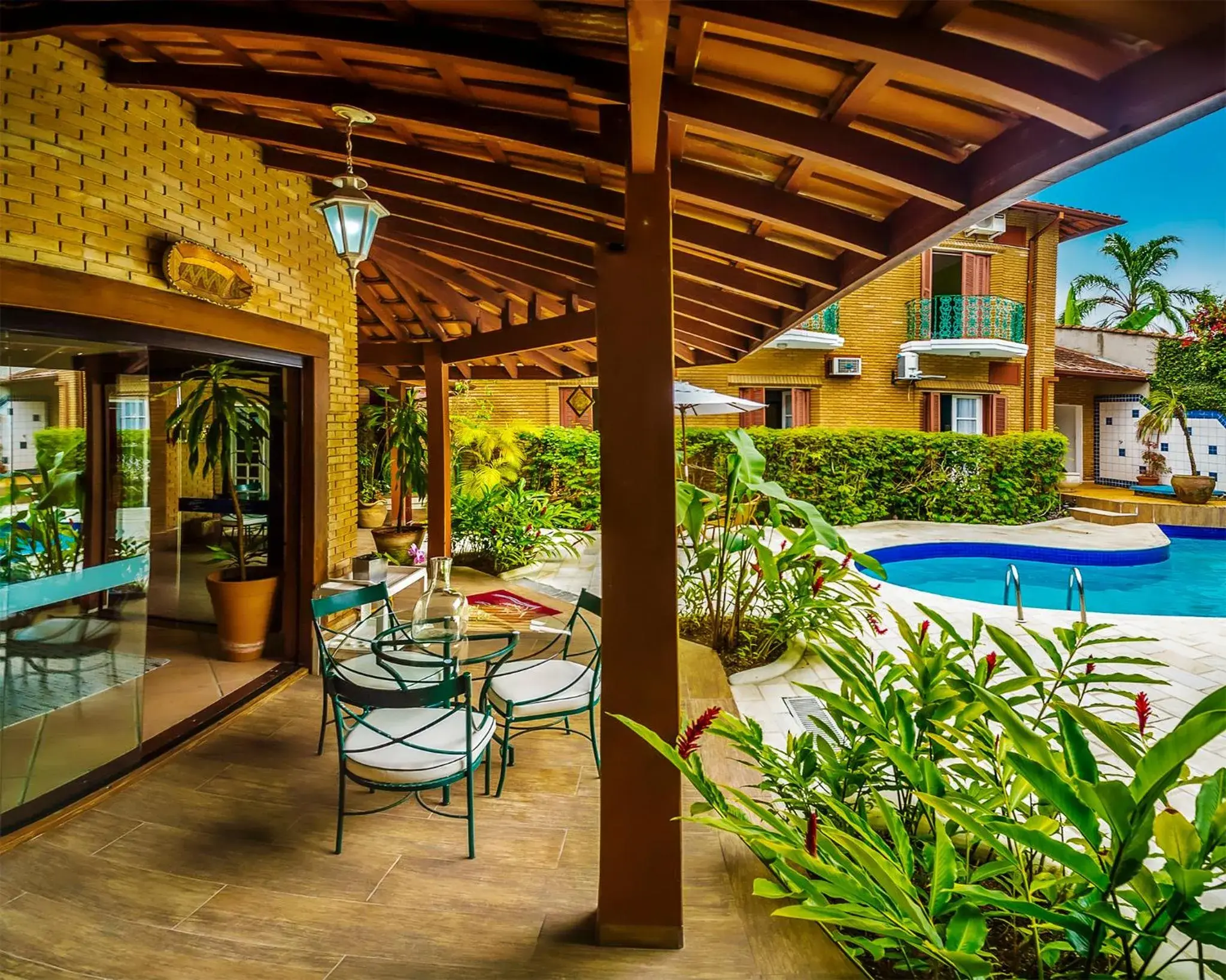 Garden view in Hotel Villa Di Rimini Garden view in Hotel Villa Di Rimini