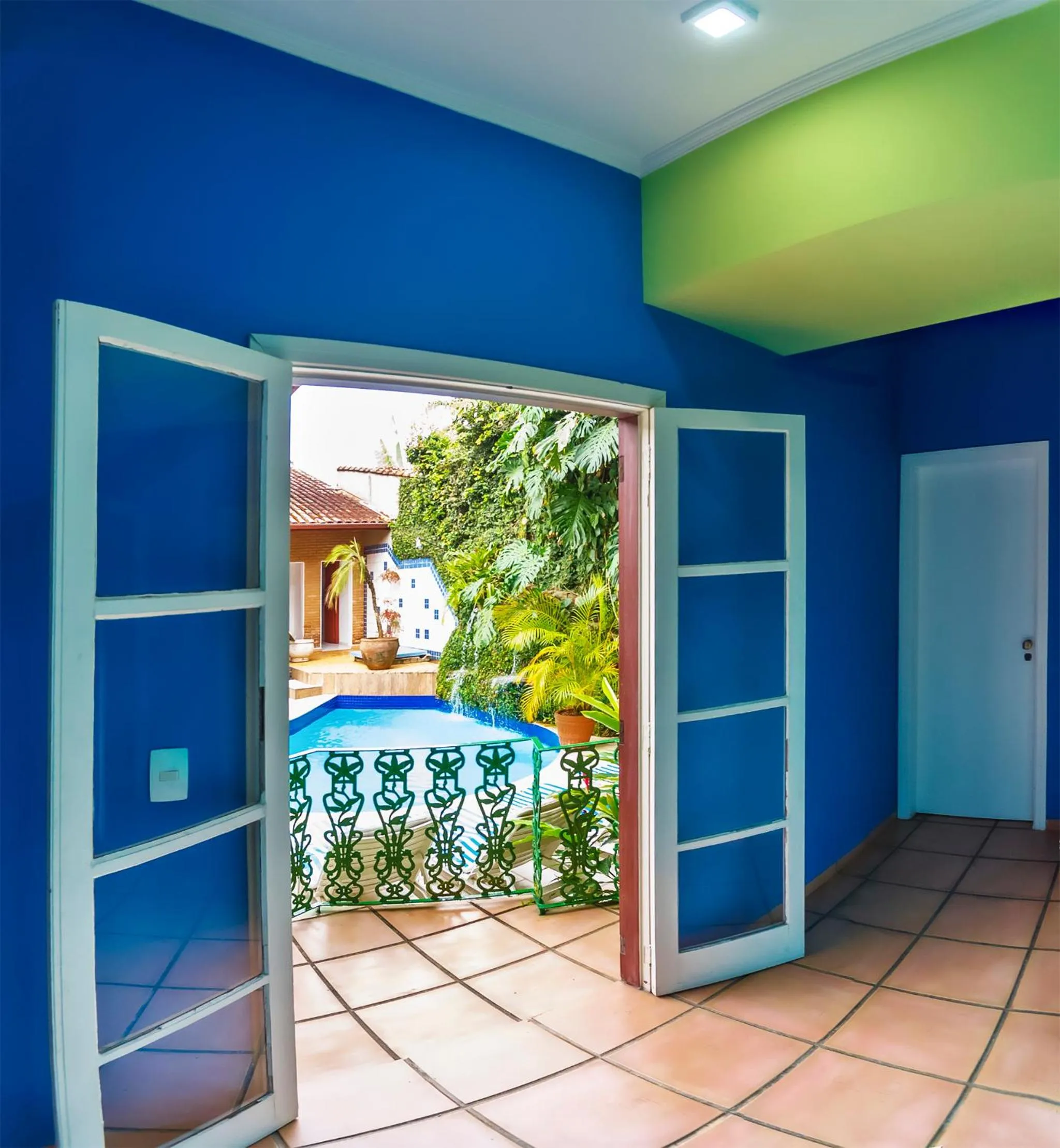 Patio in Hotel Villa Di Rimini