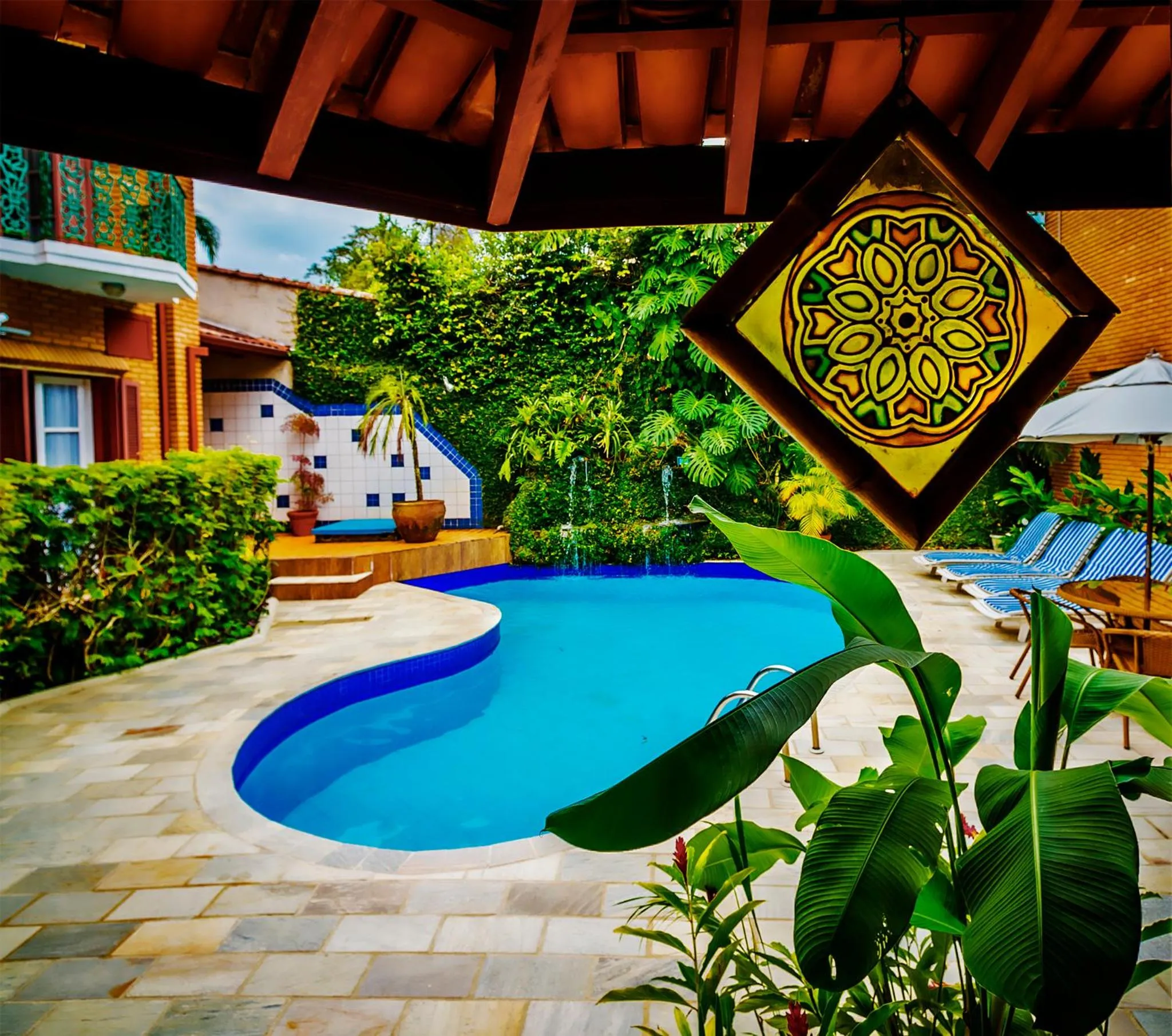 Garden in Hotel Villa Di Rimini