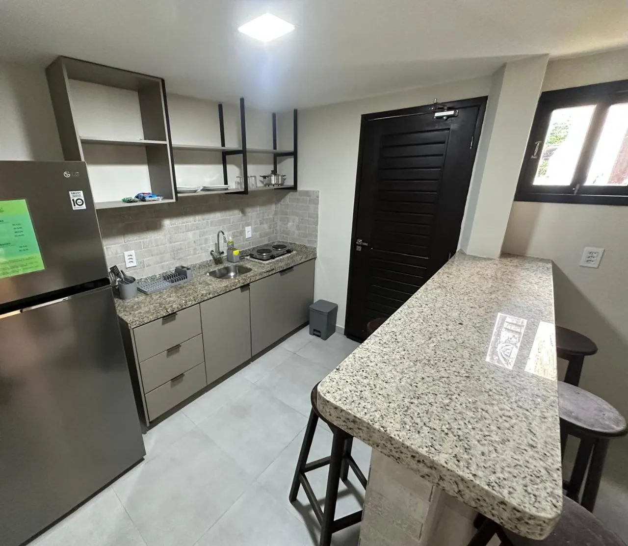 kitchen in Pousada Beija Flor