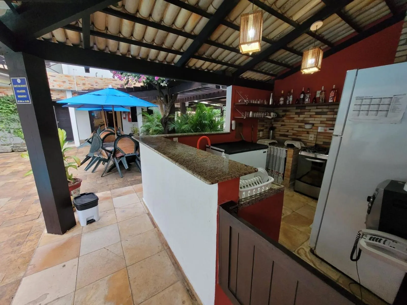 Lounge or bar in Pousada Beija Flor