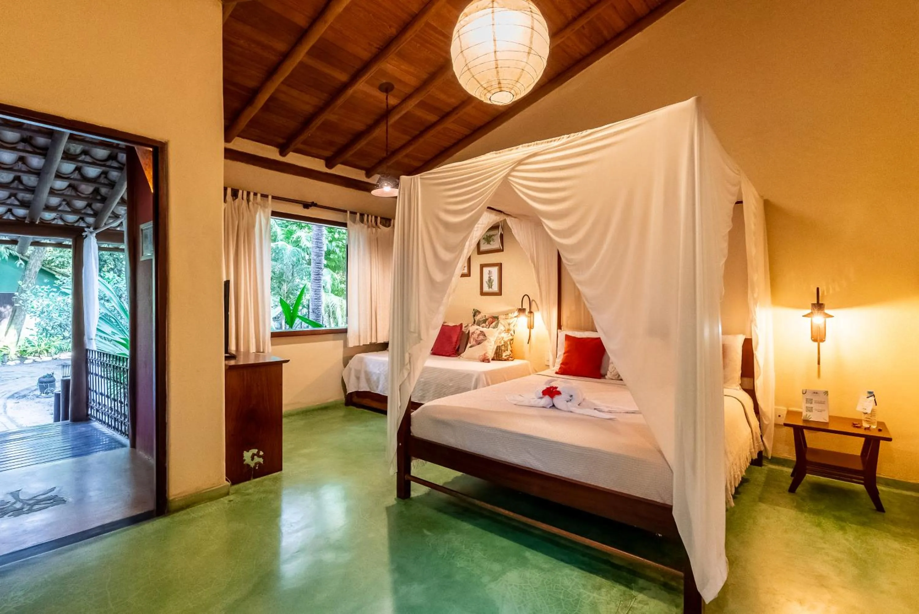 Bed in Mata N'ativa Pousada