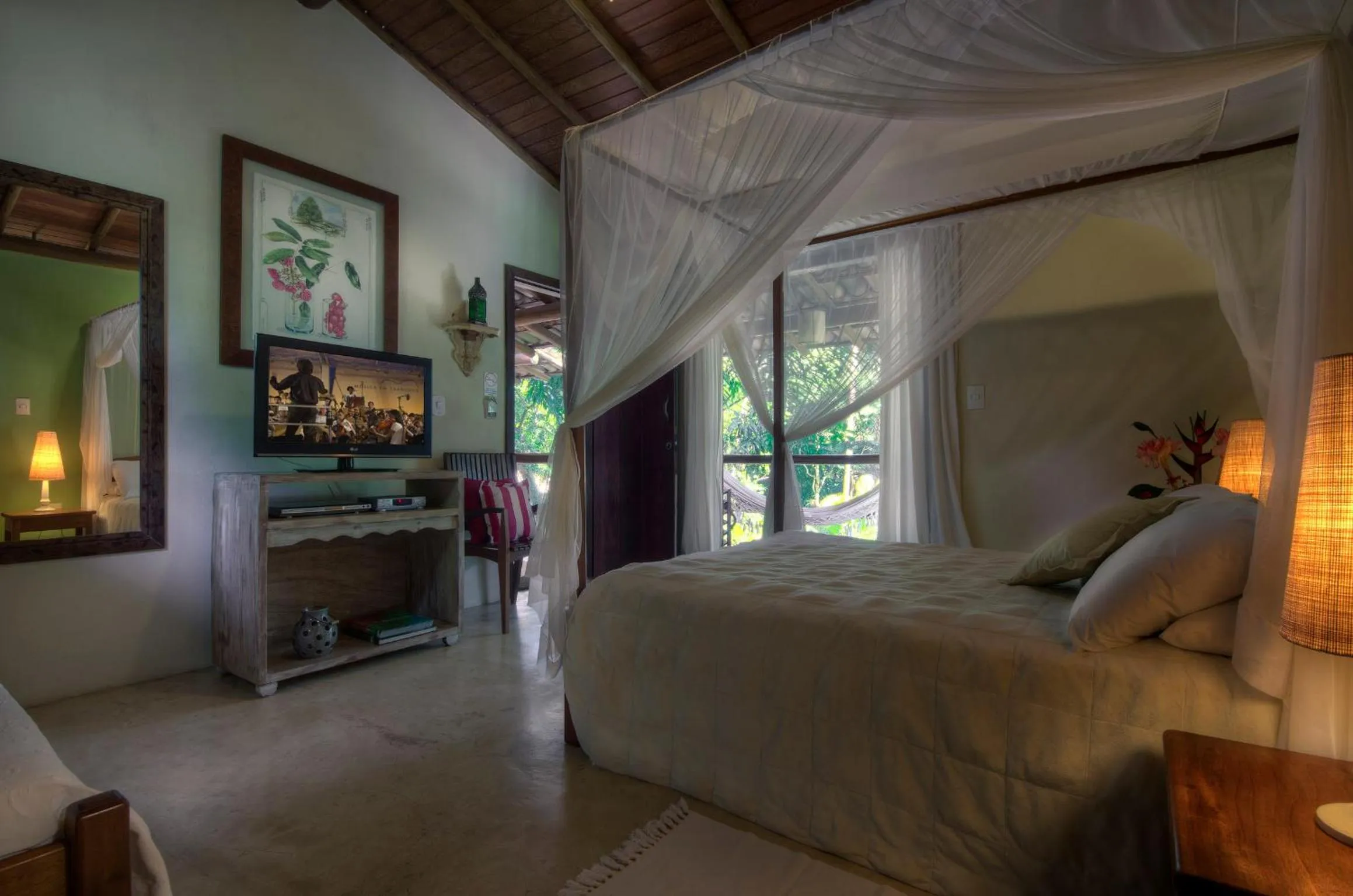 Bed in Mata N'ativa Pousada