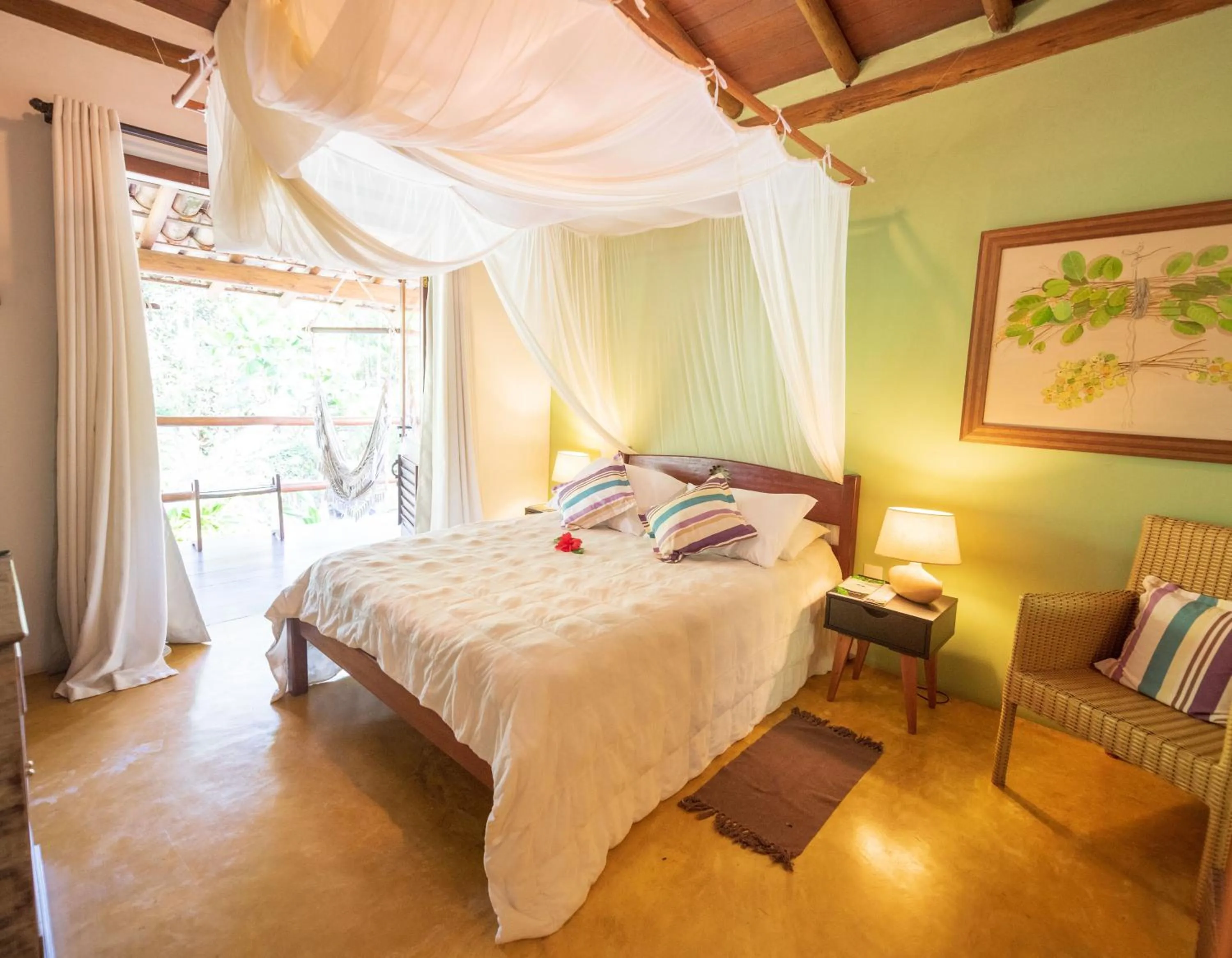 Bedroom, Bed in Mata N'ativa Pousada