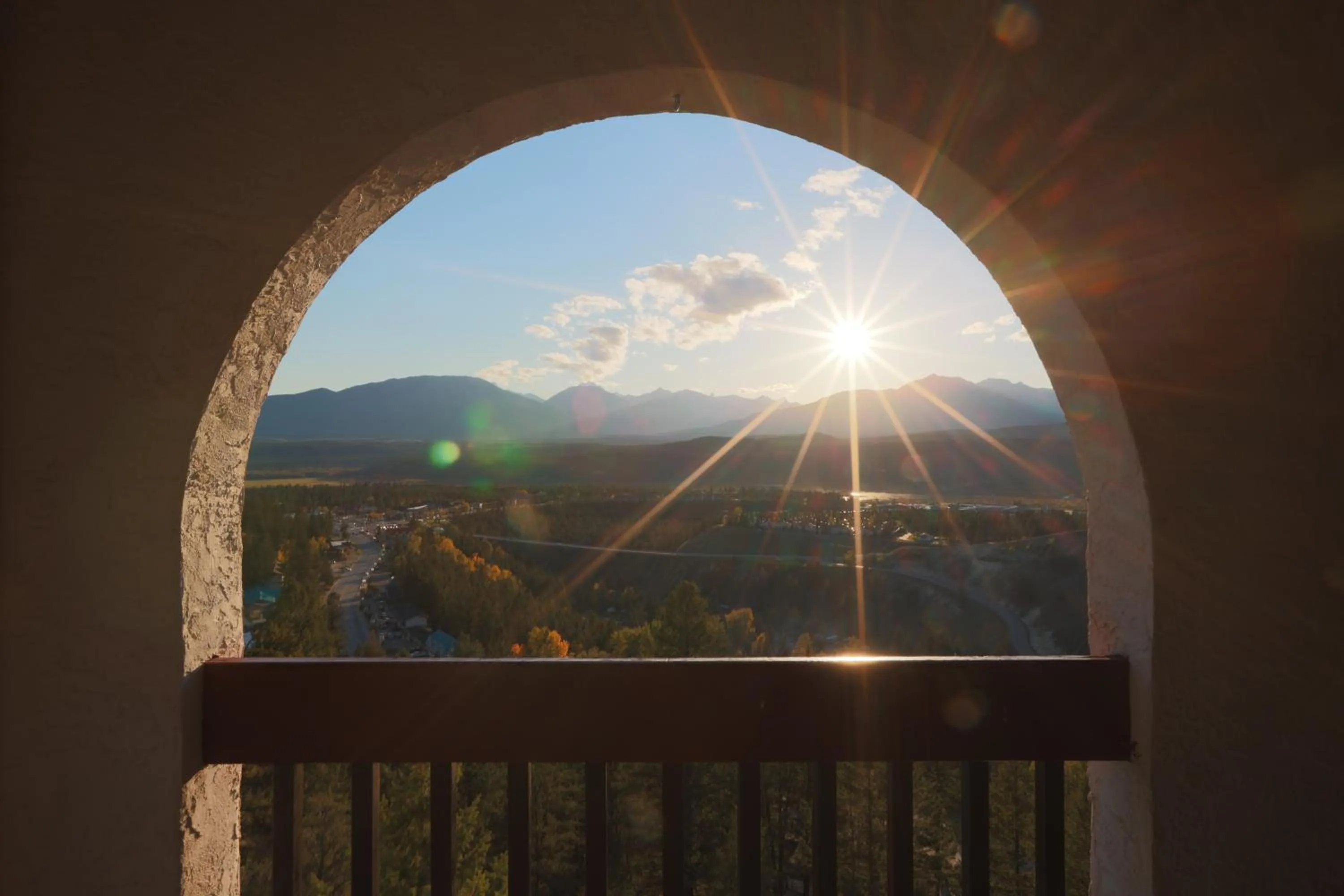 Balcony/Terrace in Radium Chalet