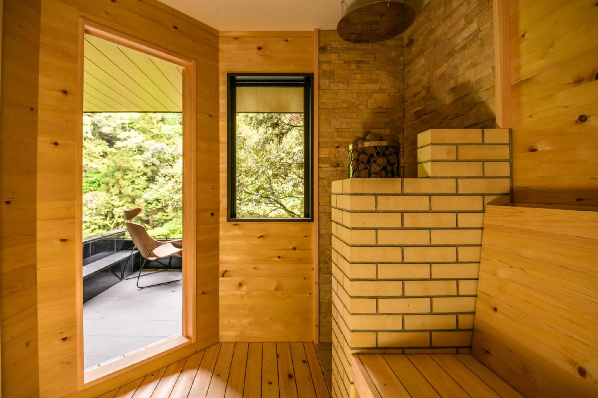 Sauna in Shirasagiyu Tawaraya