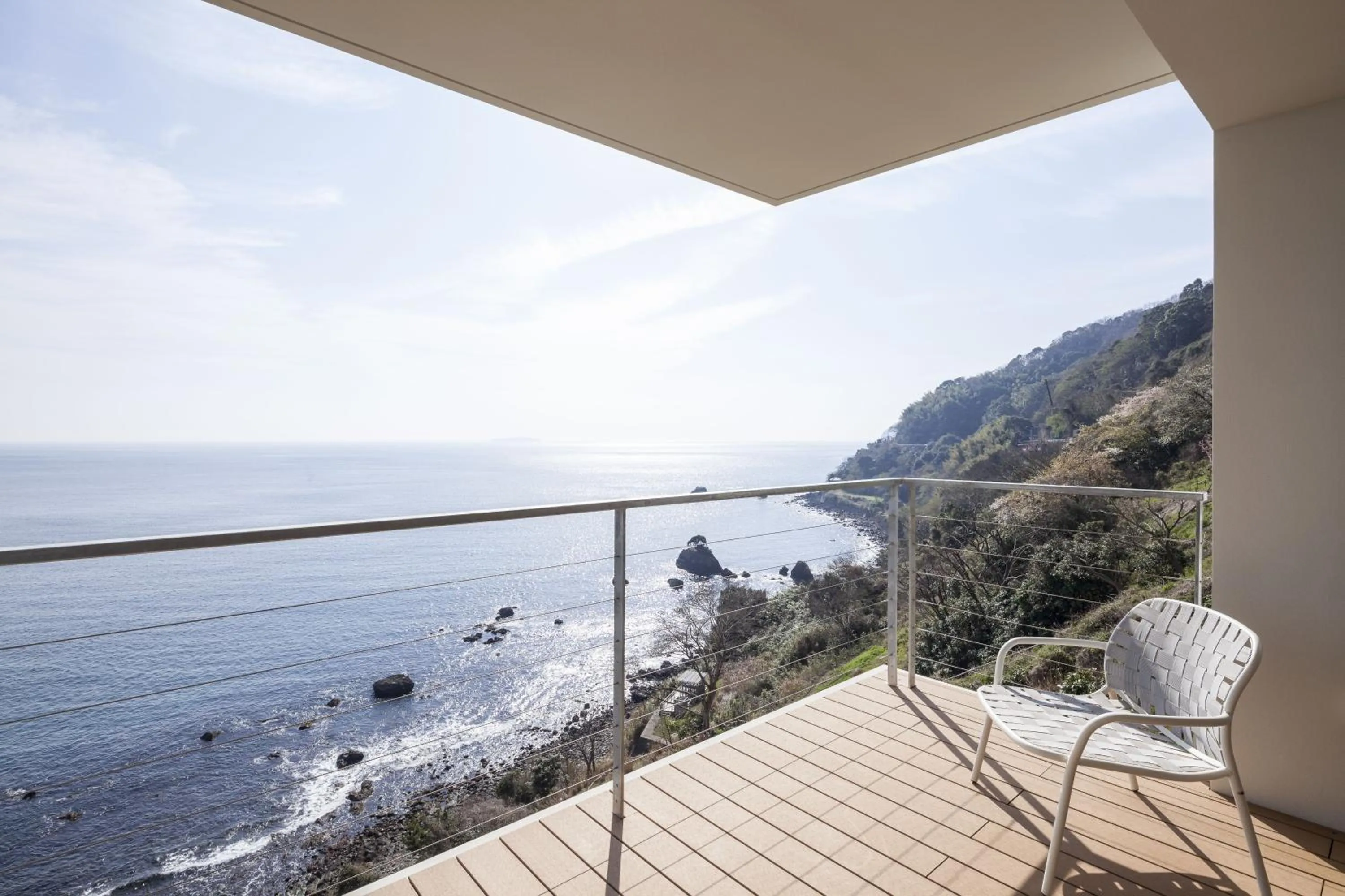 Balcony/Terrace, Sea View in Umito Voyage Atami