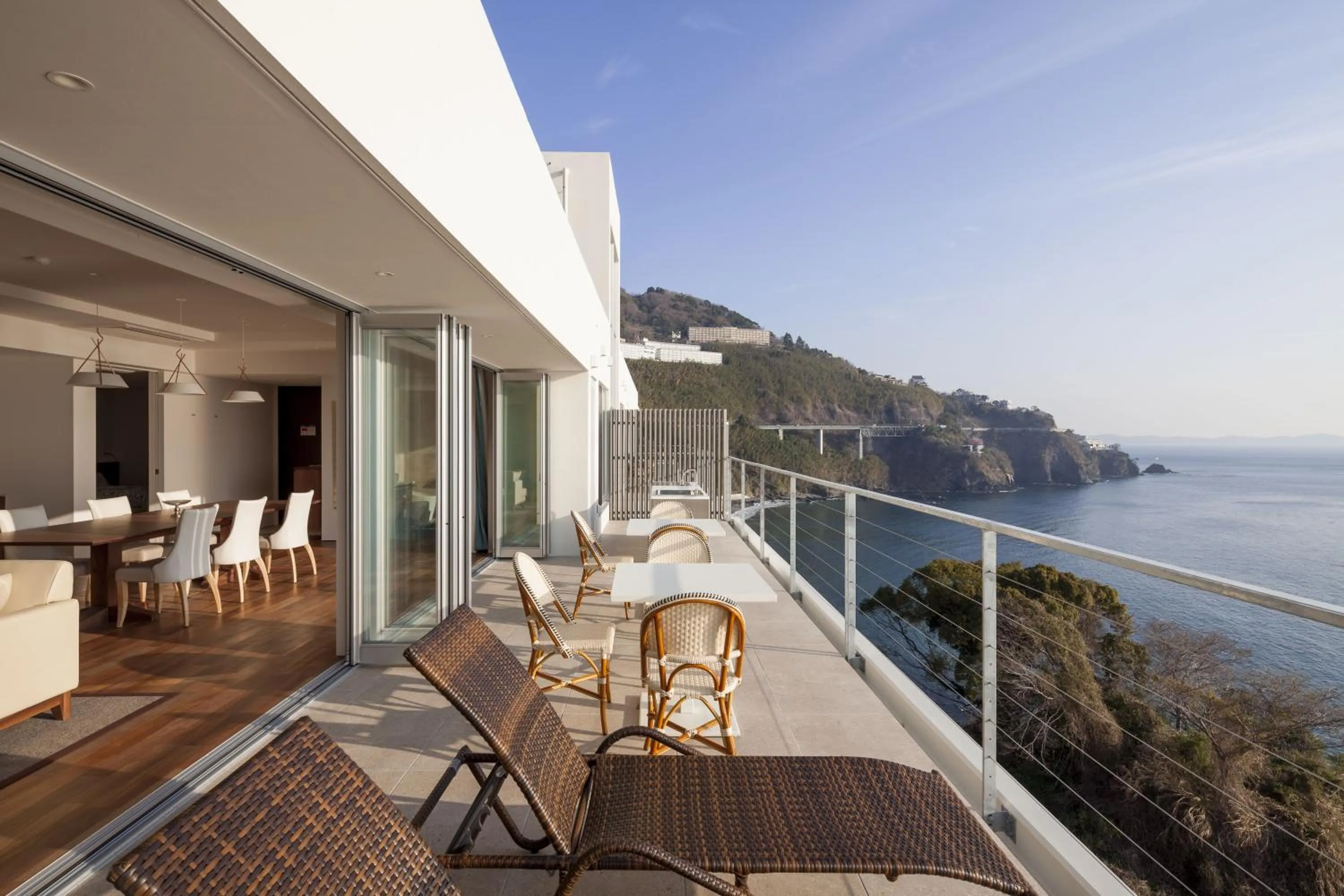 BBQ facilities, Balcony/Terrace in Umito Voyage Atami