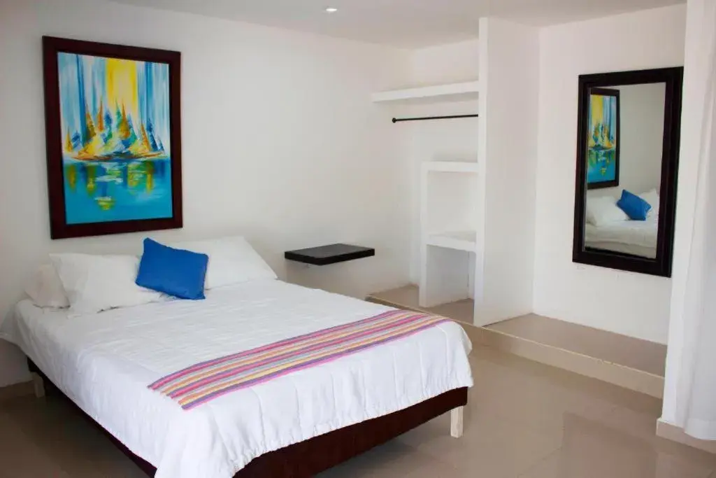 Bed in Hotel Dorado Plaza Punta Arena Bed in Hotel Dorado Plaza Punta Arena