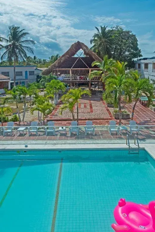 Pool view in Hotel Dorado Plaza Punta Arena Pool view in Hotel Dorado Plaza Punta Arena