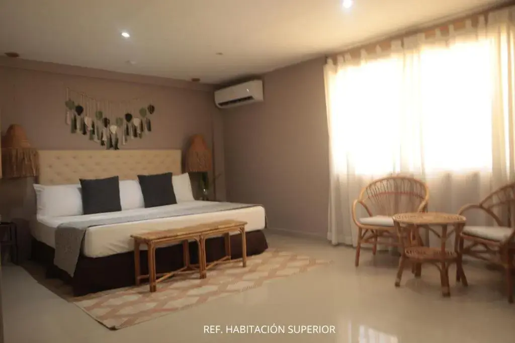 Bed in Hotel Dorado Plaza Punta Arena Bed in Hotel Dorado Plaza Punta Arena