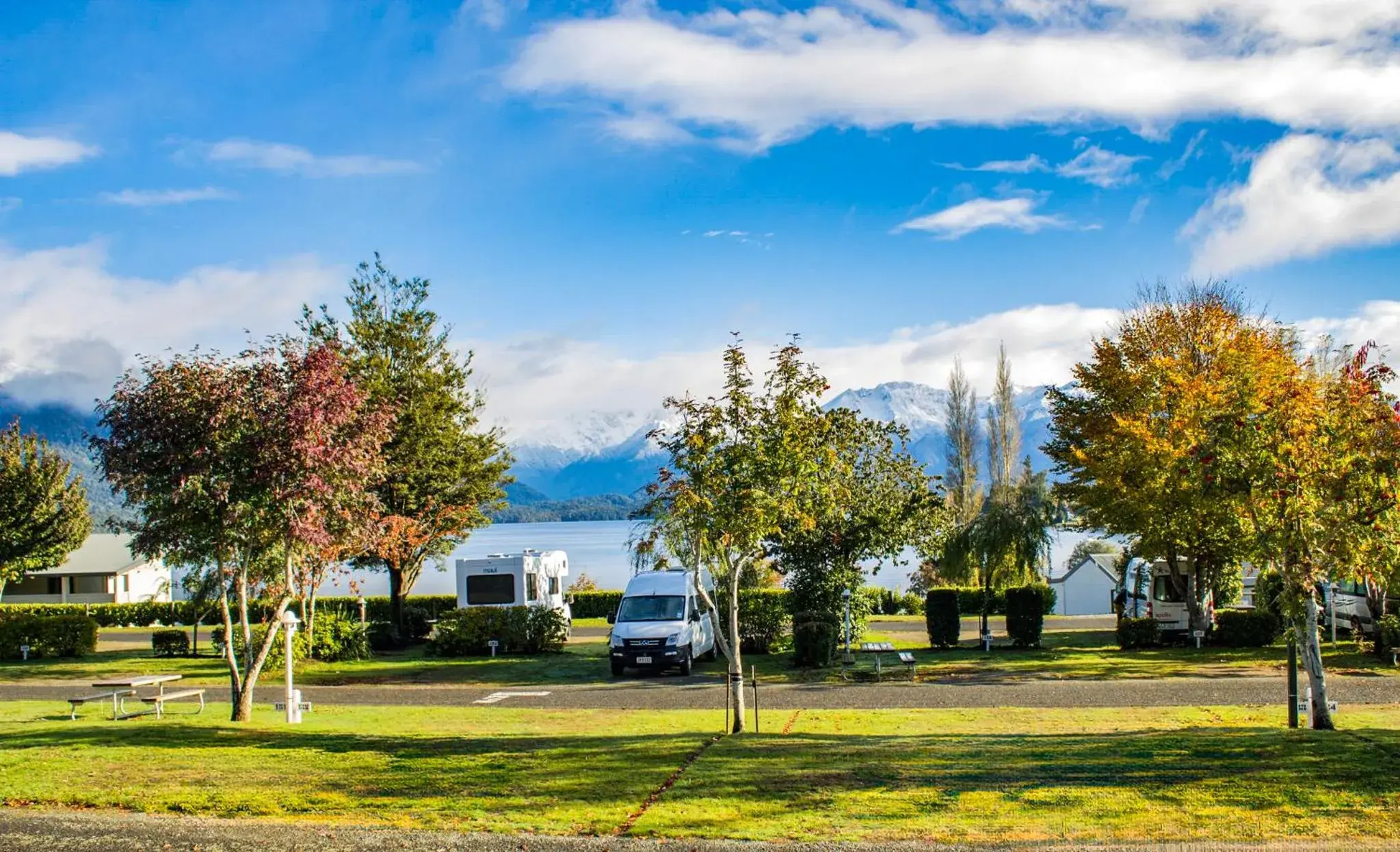 Garden view in Te Anau Lakeview Holiday Park & Motels Garden view in Te Anau Lakeview Holiday Park & Motels