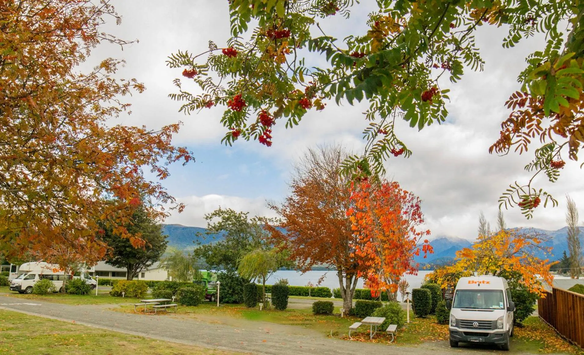 Lake view in Te Anau Lakeview Holiday Park & Motels
