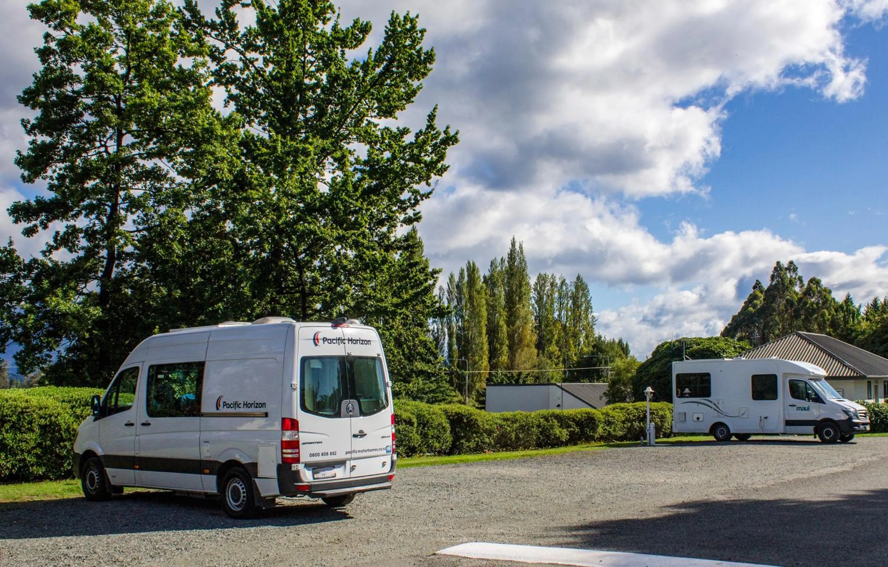 Garden view in Te Anau Lakeview Holiday Park & Motels