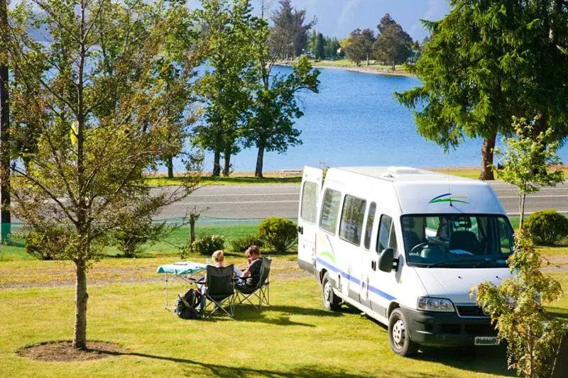 Garden view in Te Anau Lakeview Holiday Park & Motels Garden view in Te Anau Lakeview Holiday Park & Motels