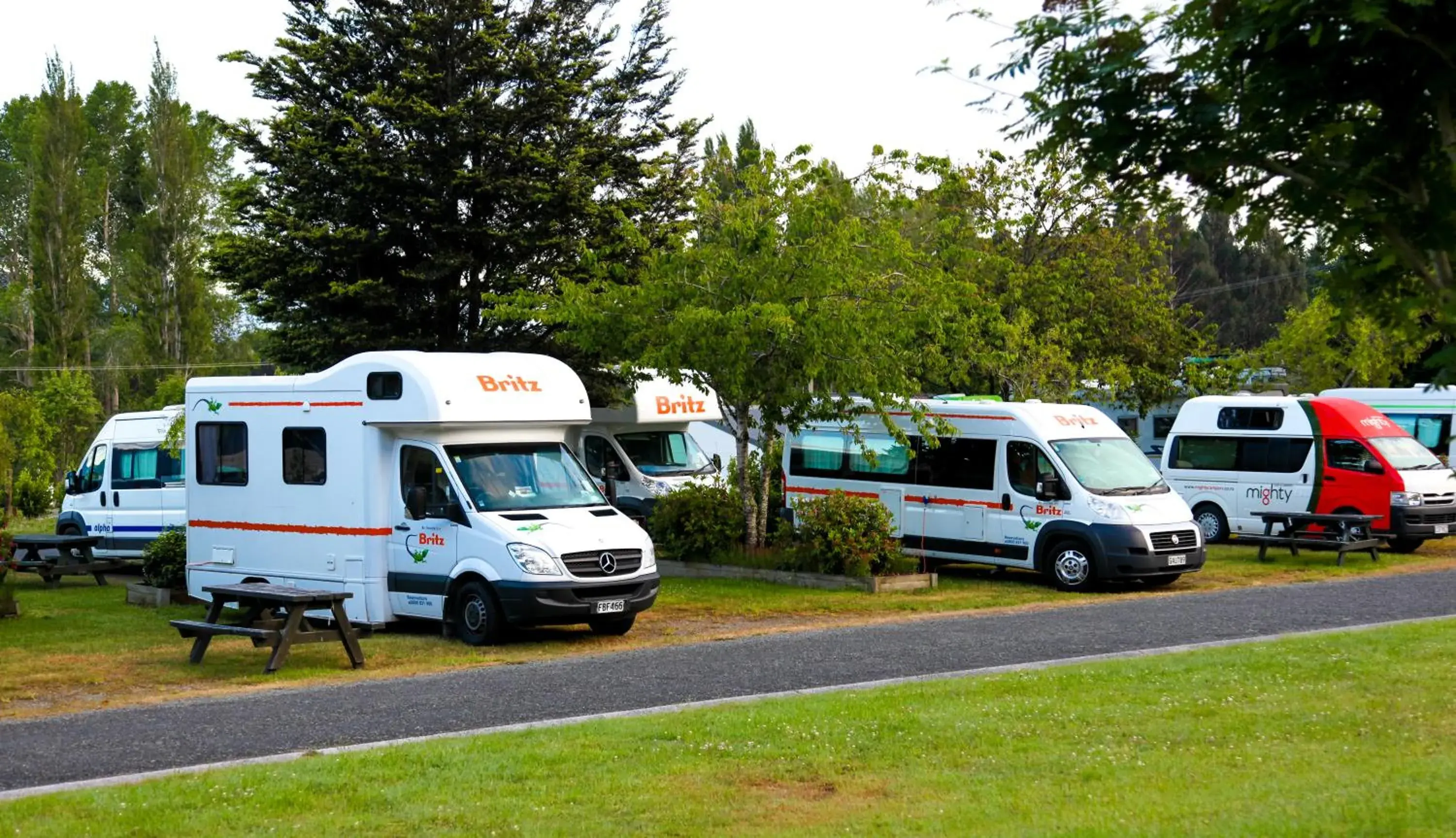 Garden view in Te Anau Lakeview Holiday Park & Motels Garden view in Te Anau Lakeview Holiday Park & Motels