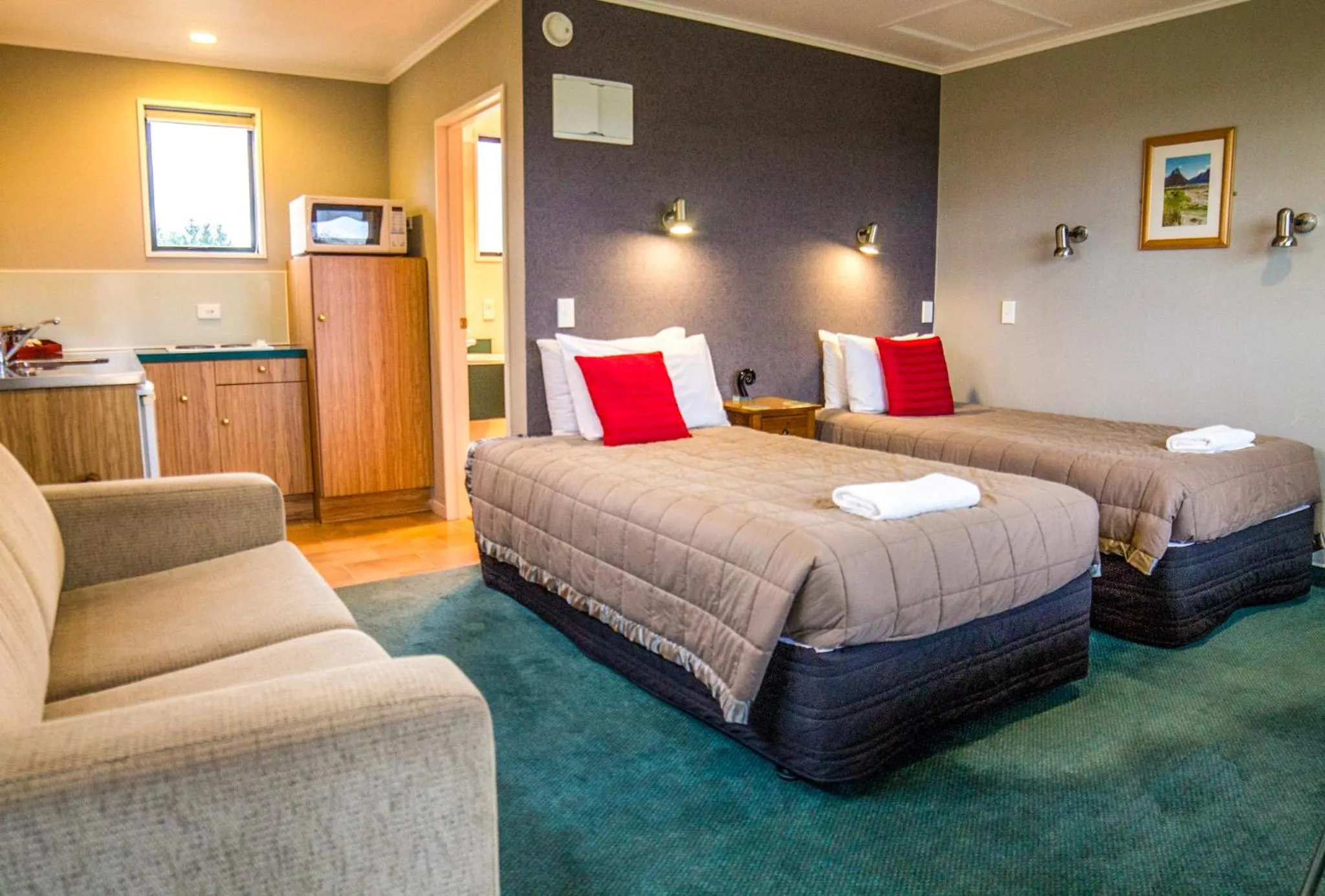 Bed in Te Anau Lakeview Holiday Park & Motels