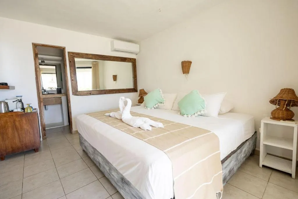 Bed in Punta Piedra Beach Posada