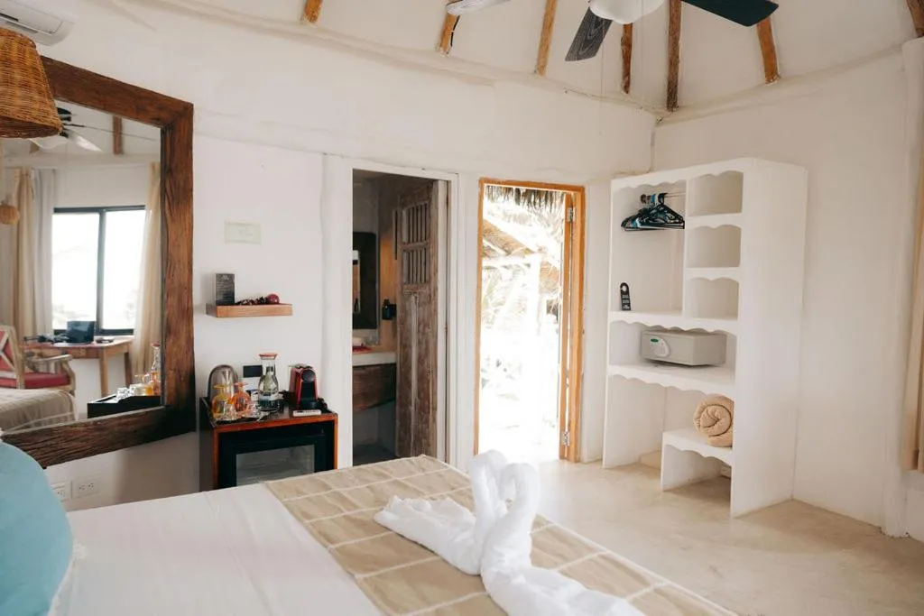 Bed in Punta Piedra Beach Posada