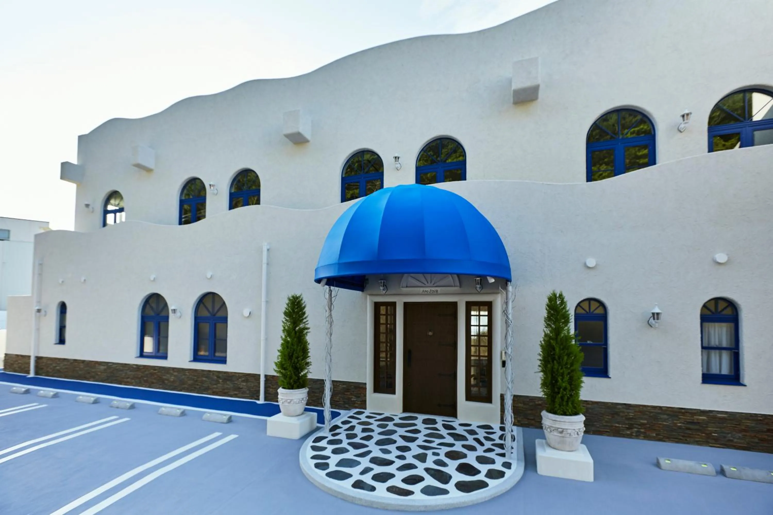 Facade/entrance in Wakanoura Nature Resort Epicharis