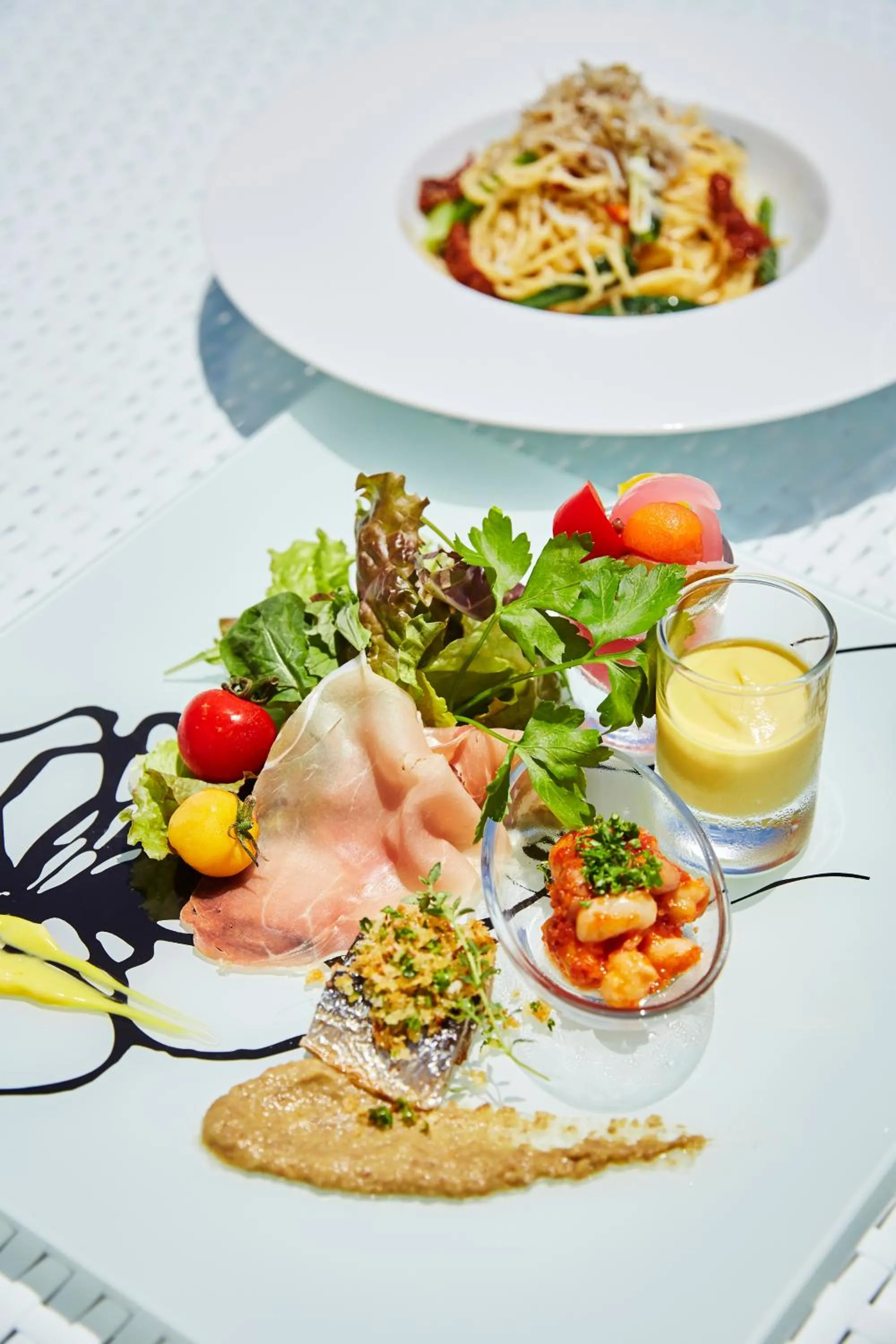 Food close-up in Wakanoura Nature Resort Epicharis