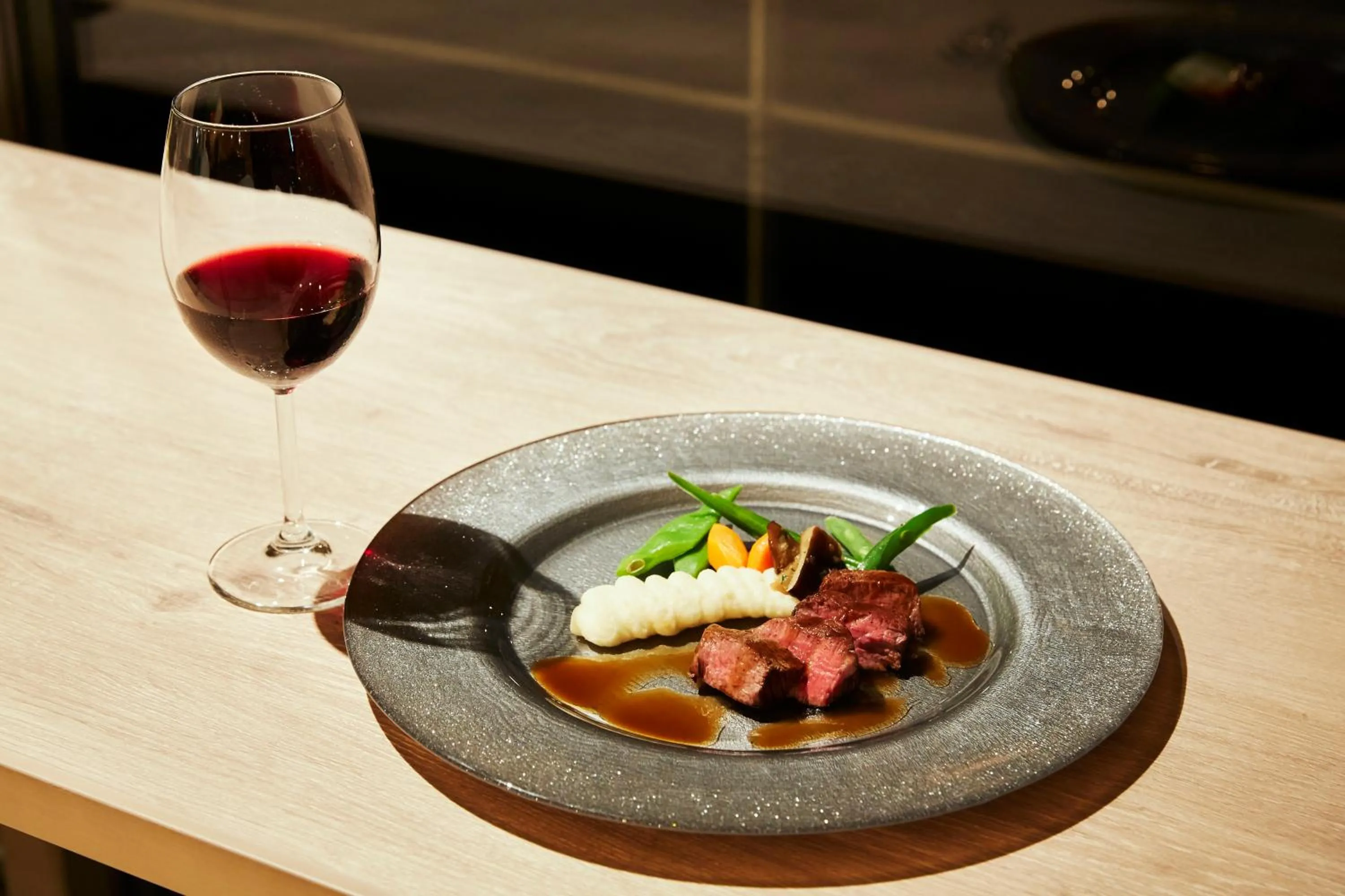 Food close-up in Wakanoura Nature Resort Epicharis