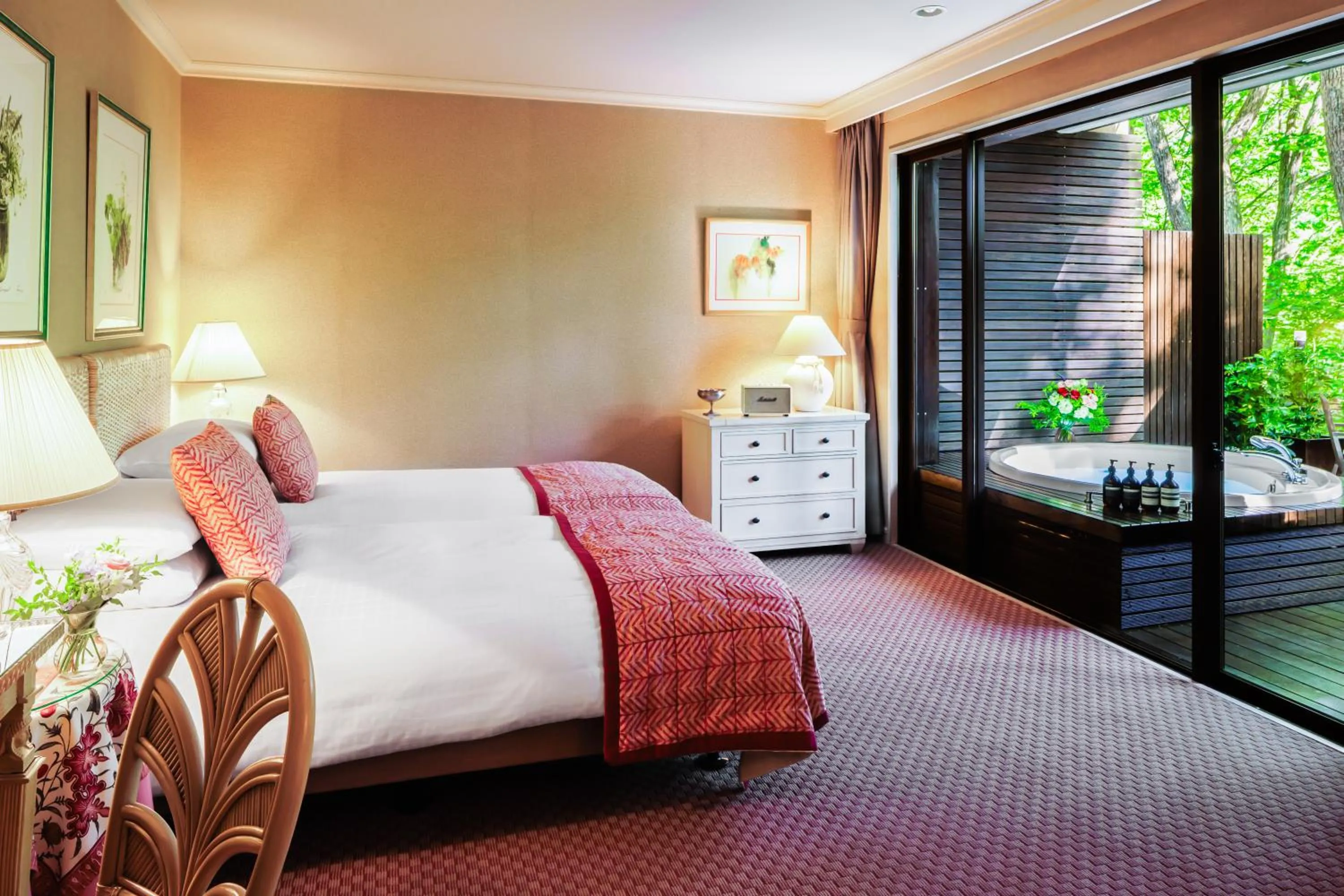 Bed in Hotel La Neige