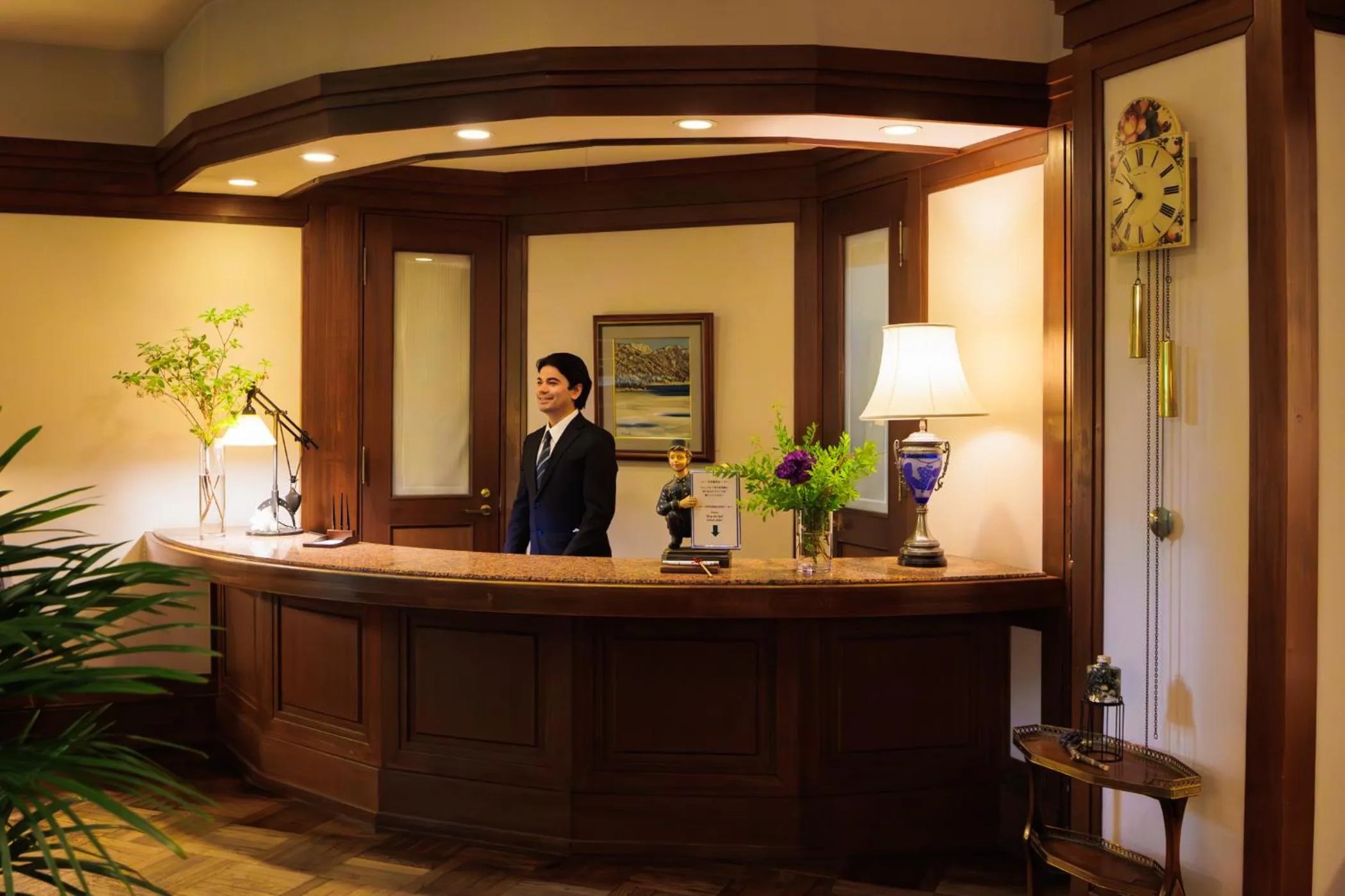 Lobby or reception in Hotel La Neige