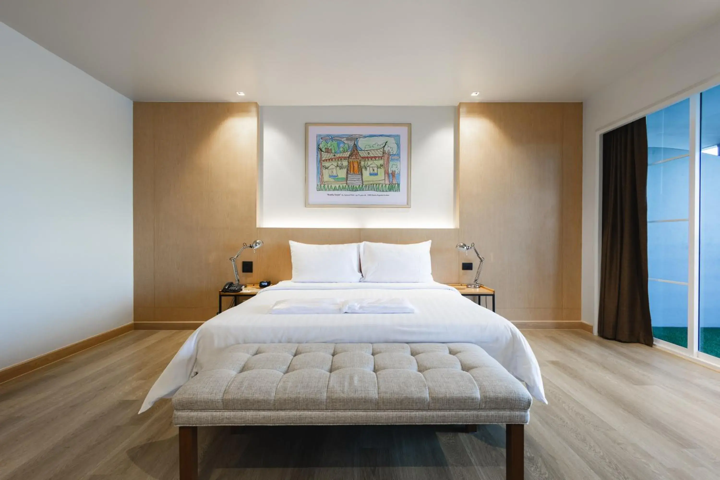 Bed in The Royal River Hotel Bed in The Royal River Hotel