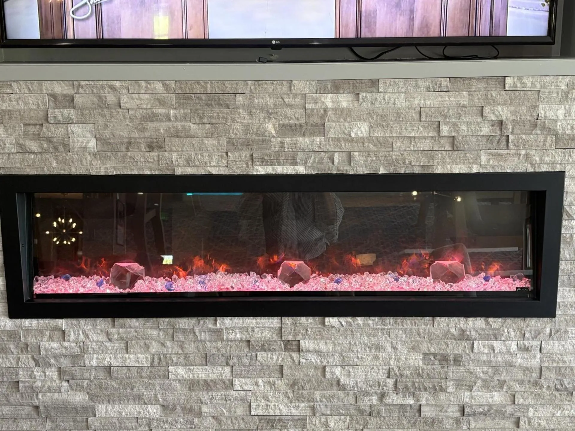 fireplace in La Quinta by Wyndham Opelika Auburn