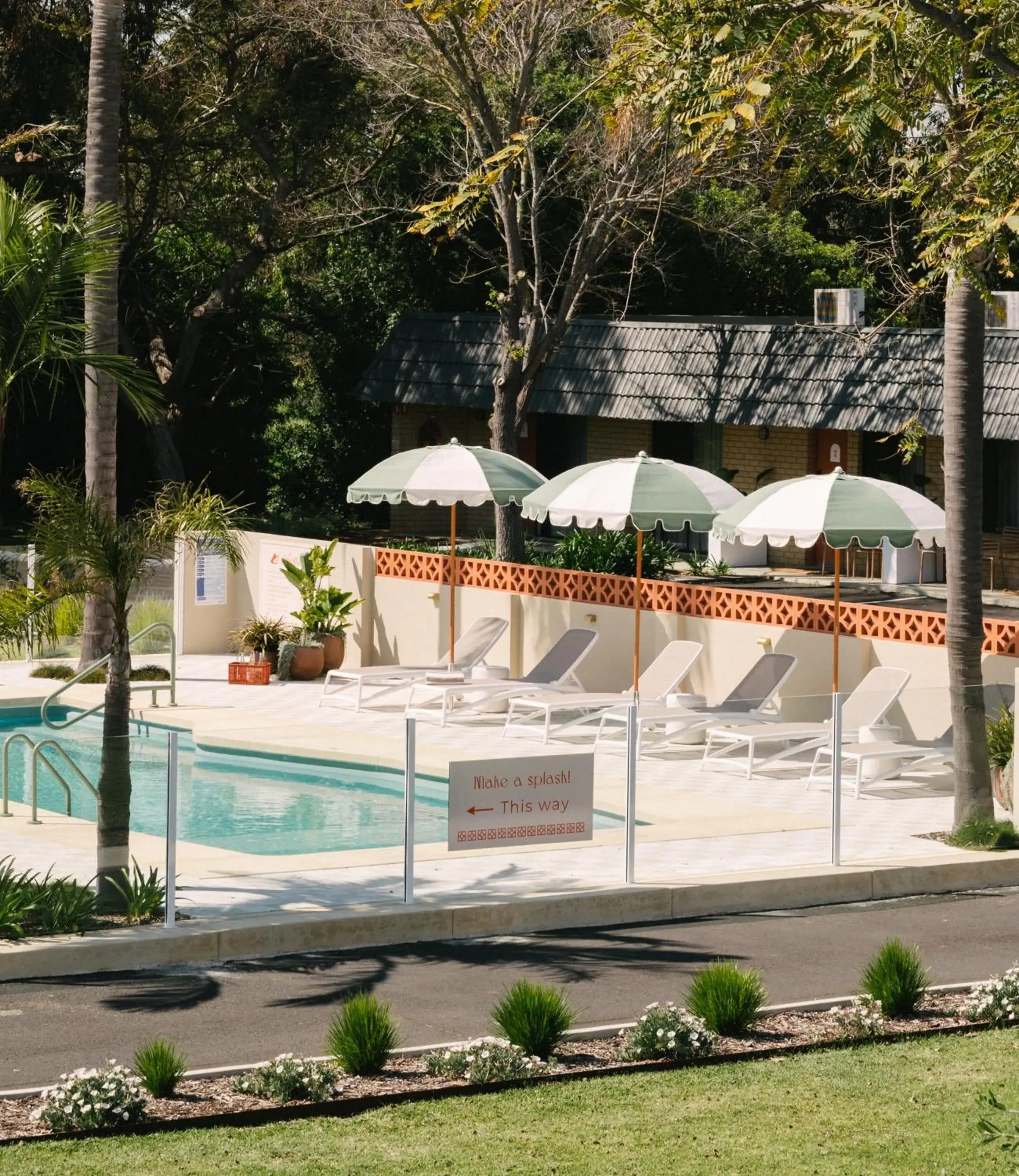 Garden view in The Timothée Resort Garden view in The Timothée Resort