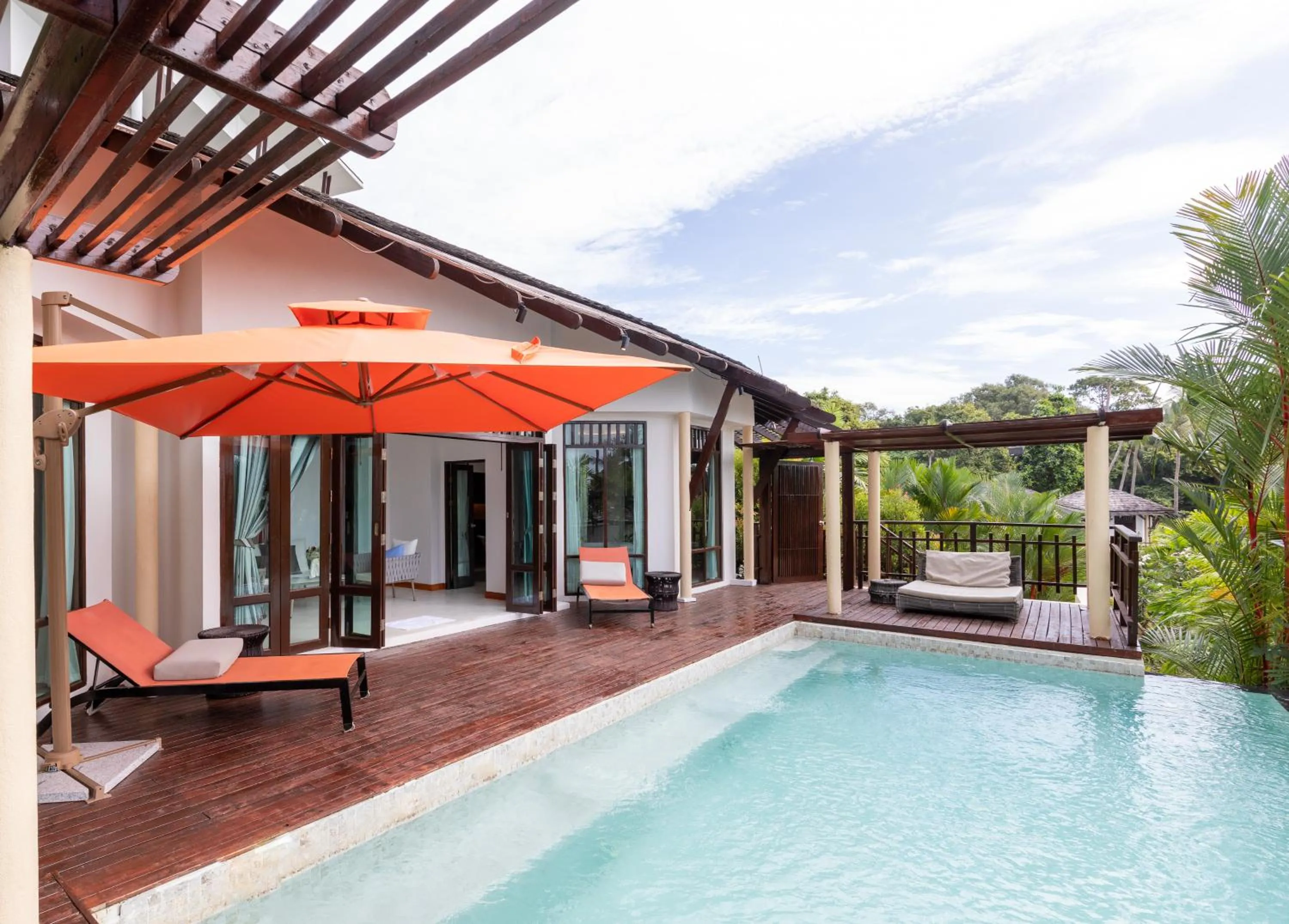 Pool view in Ajinta Resort