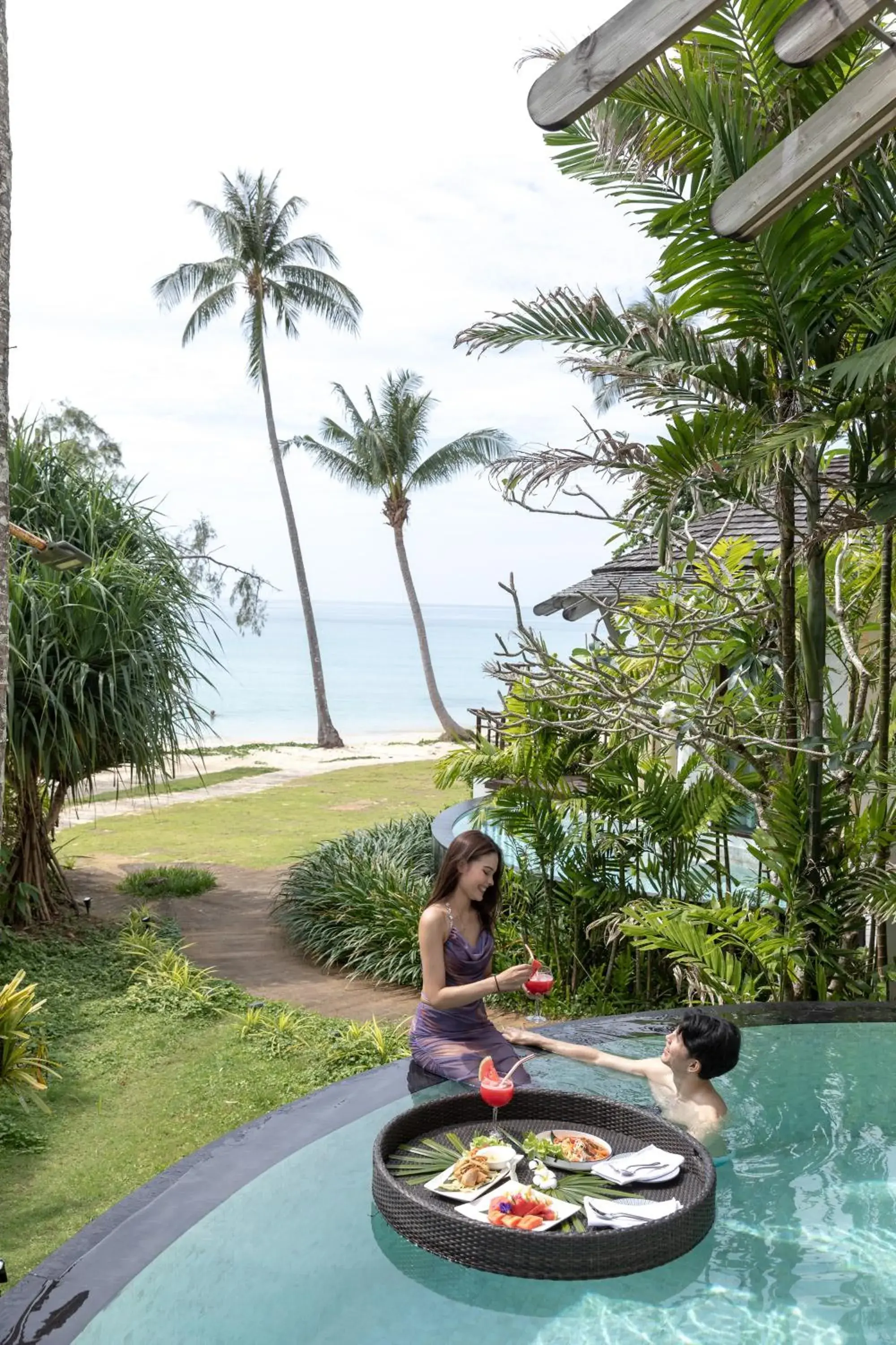Pool view in Ajinta Resort Pool view in Ajinta Resort