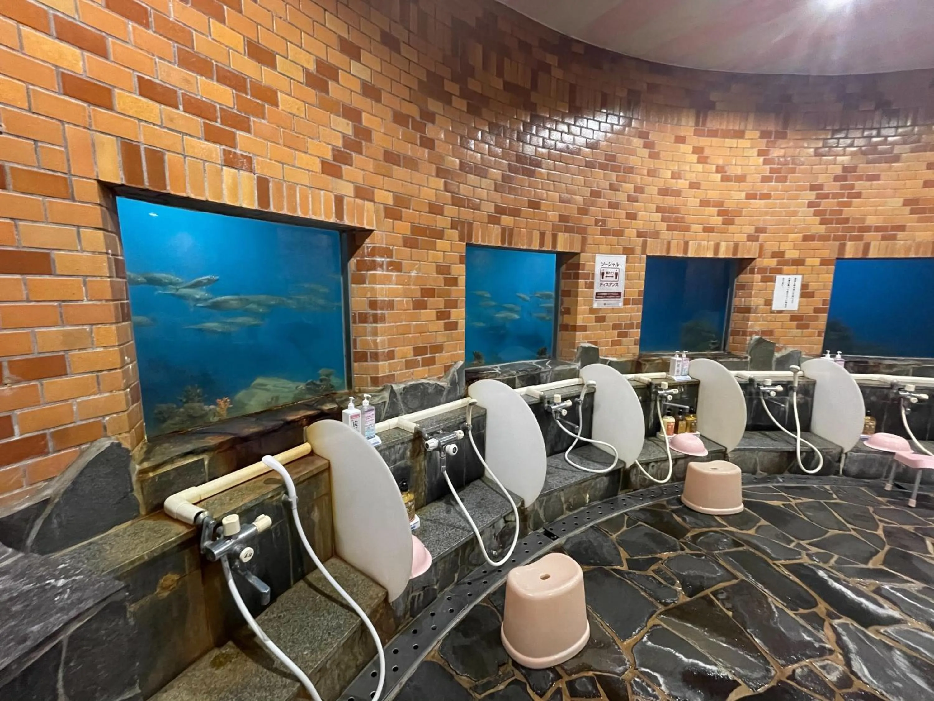 Hot Spring Bath in Hirado Kaijyo Hotel